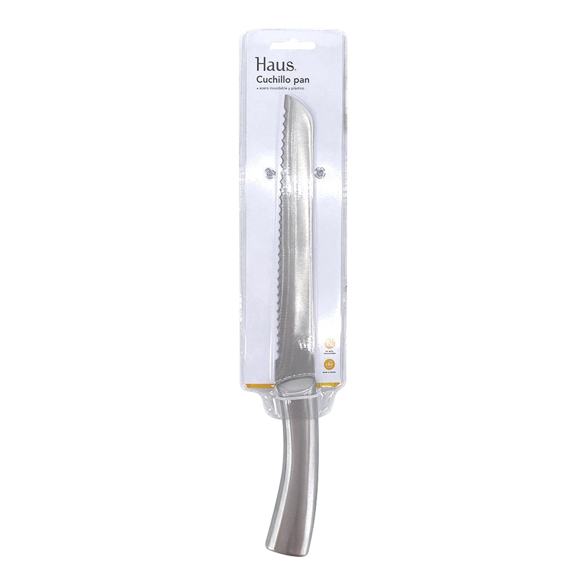 Cuchillo Pan Acero 1 Pieza Acero Inoxidable Plateado