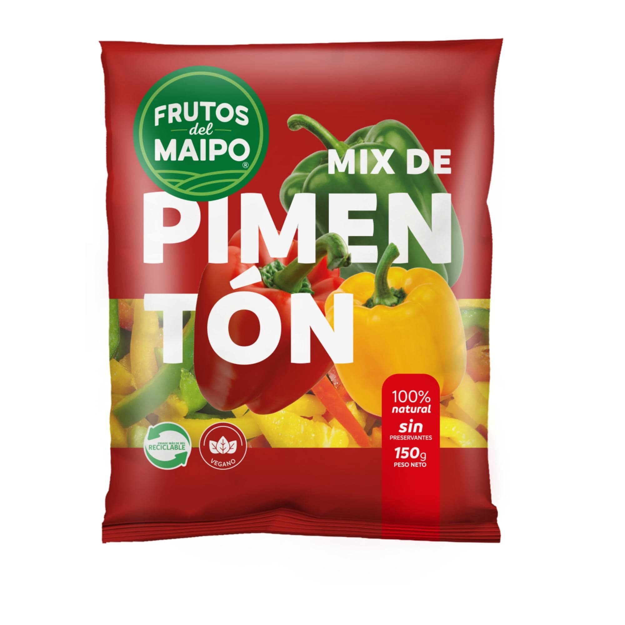 Mix de Pimentones Congelados, 150 g