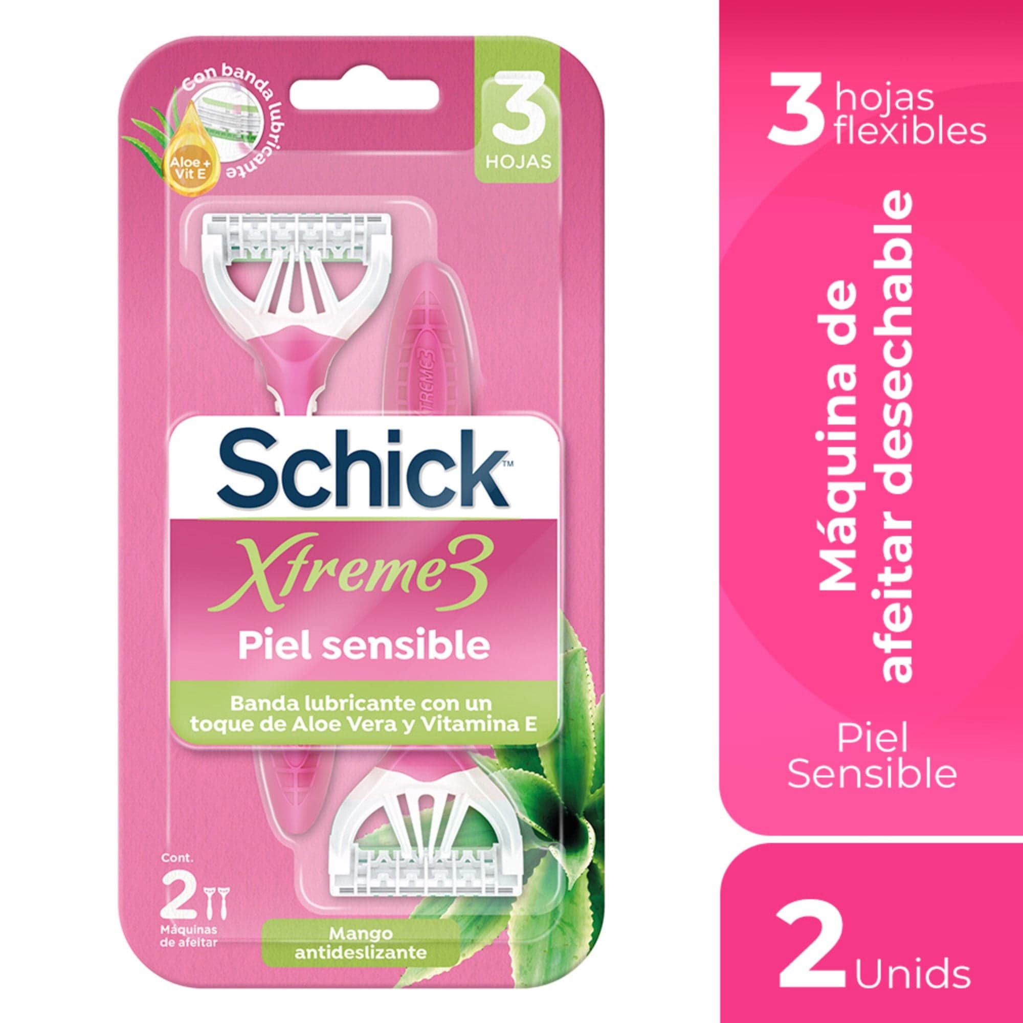 Pack Maquina de Afeitar Xtreme3 Sensitive, 1 Un