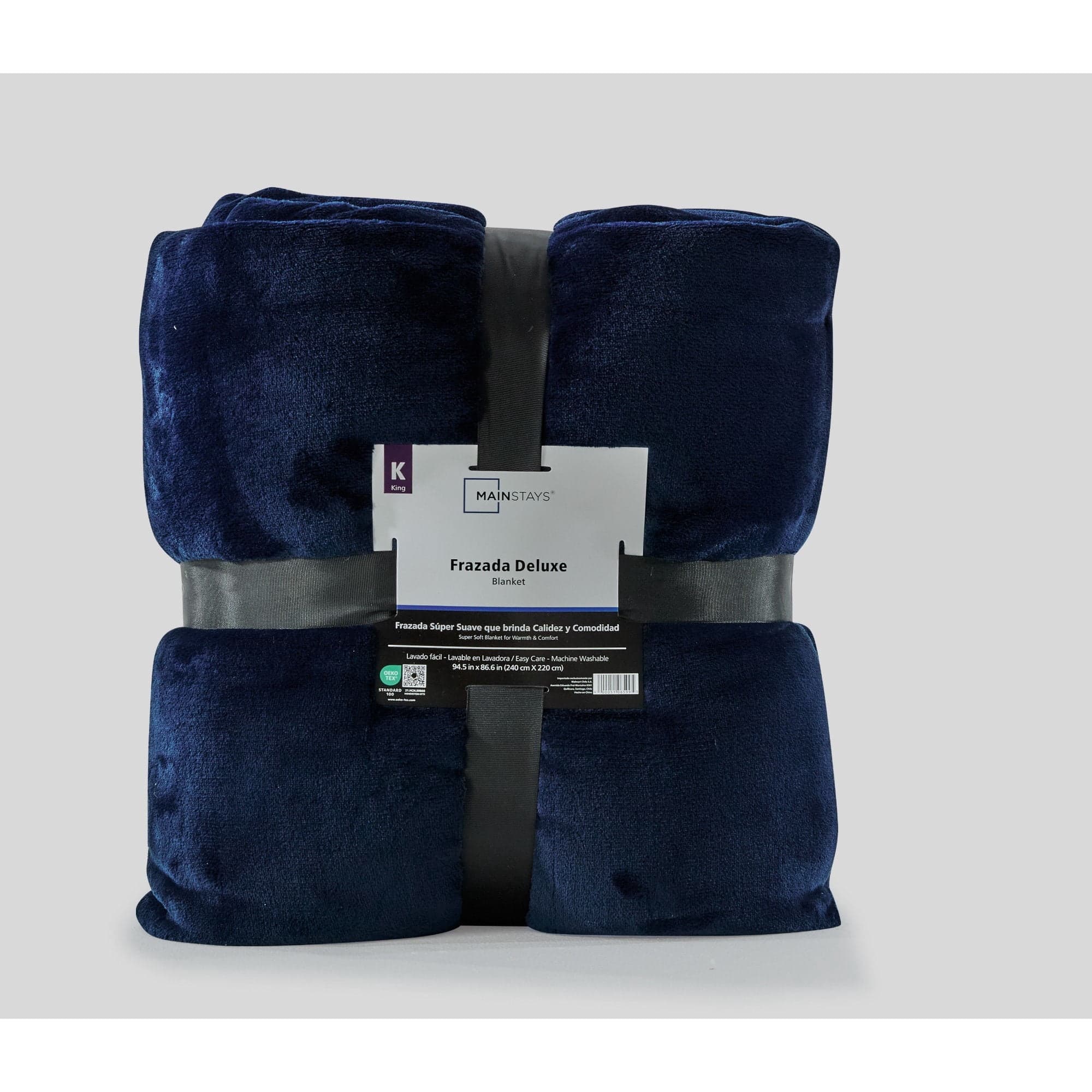Frazada Flannel Solida King 240 x 220 cm