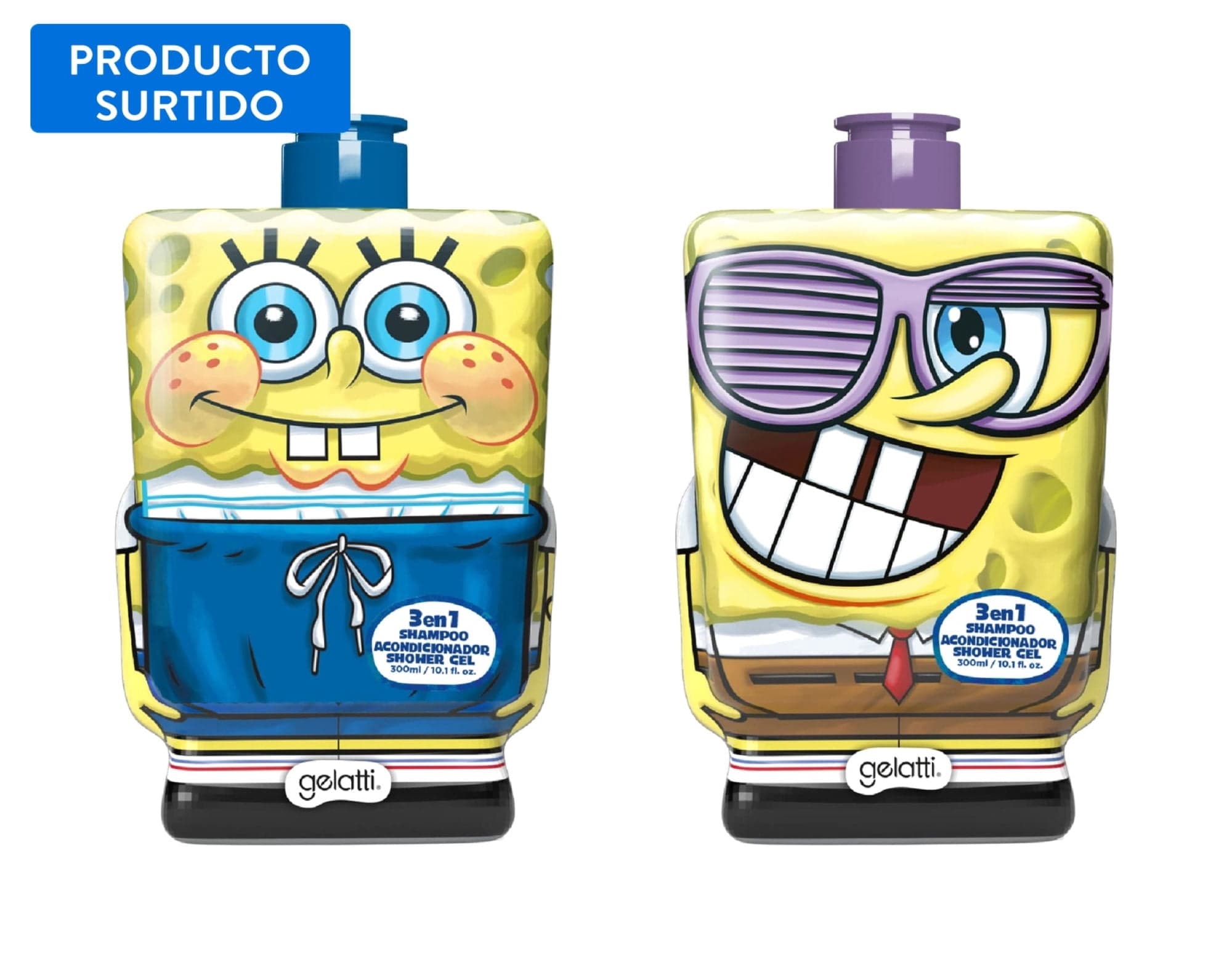 Shampoo Bob Esponja, Producto Surtido