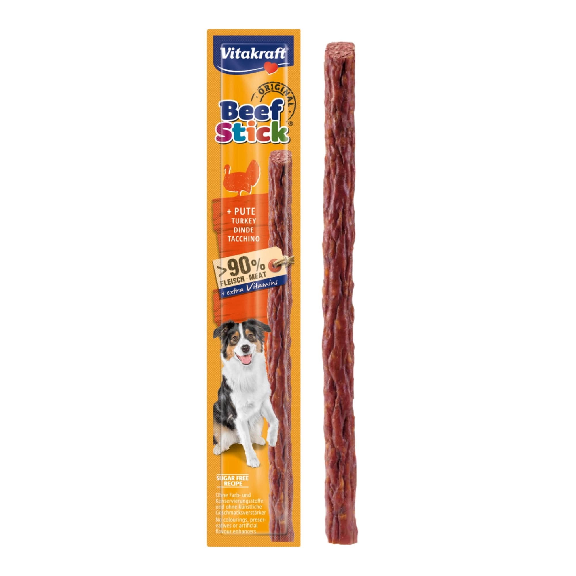Snack Perro Beef Stick Pavo, G