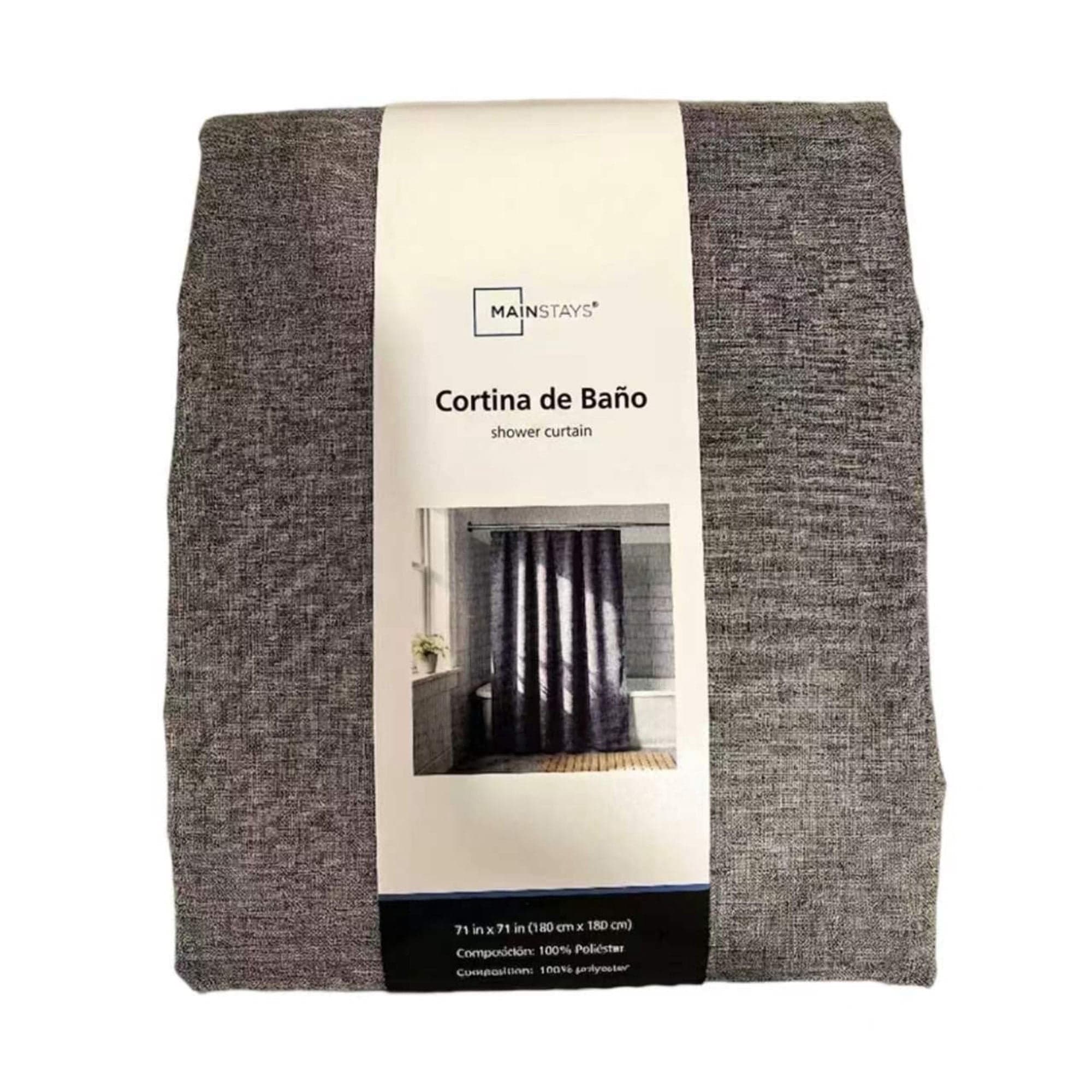 Cortina de bano 180x180cm poliester impermeable