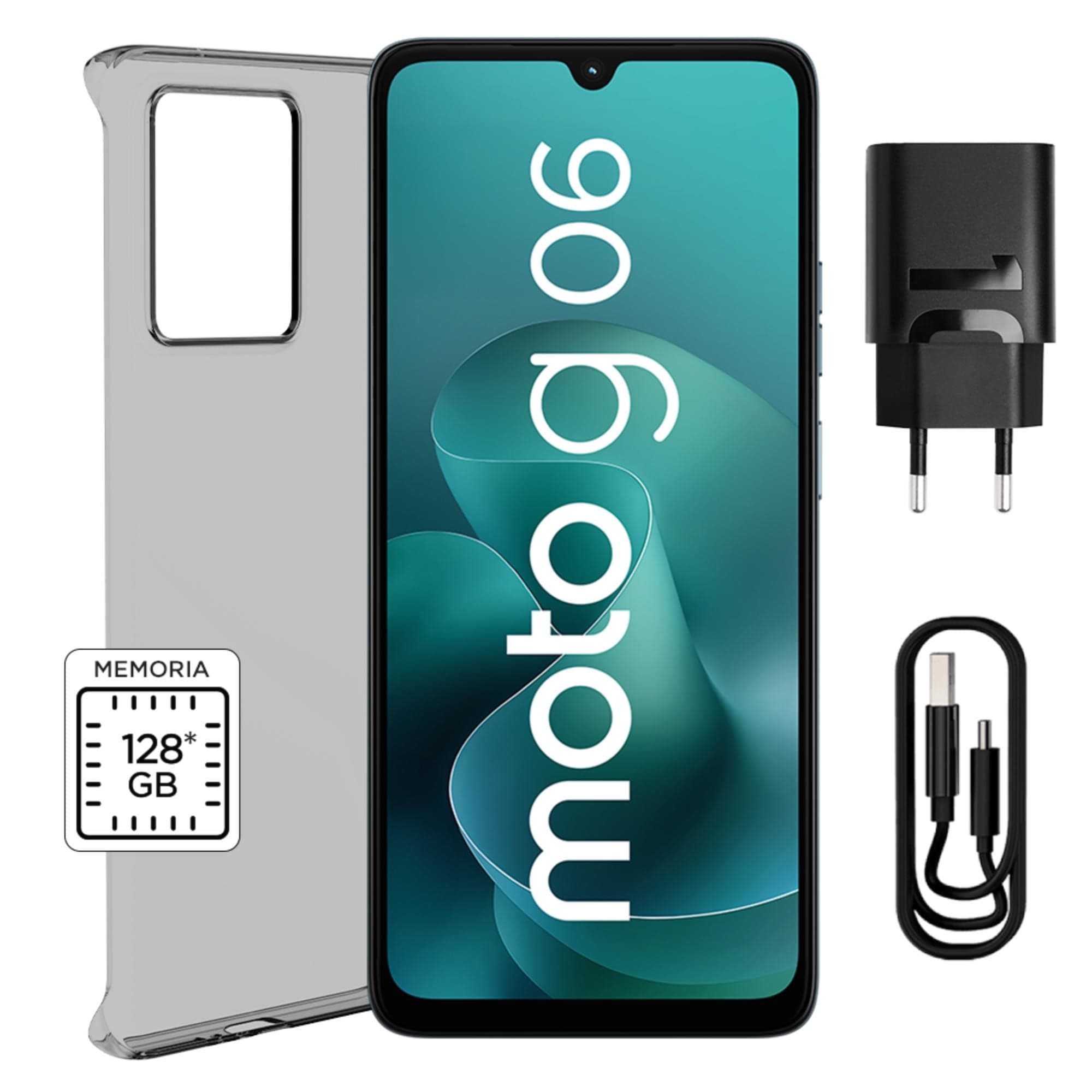 Smartphone MOTO G06 + 4 128 GB 4G Azul