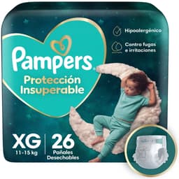 Panales Pampers Proteccion Insuperable XG