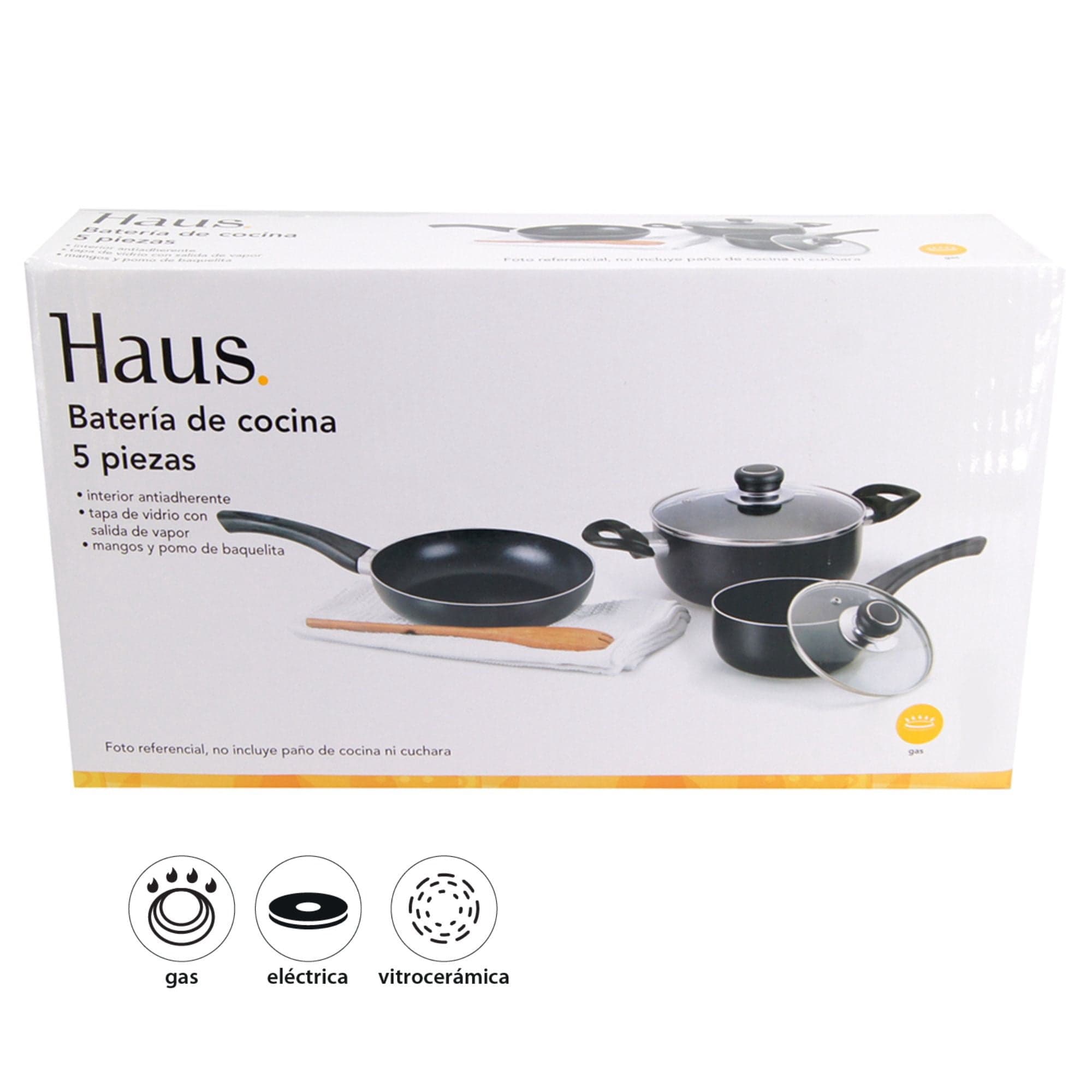 Bateria de Cocina 5 Piezas