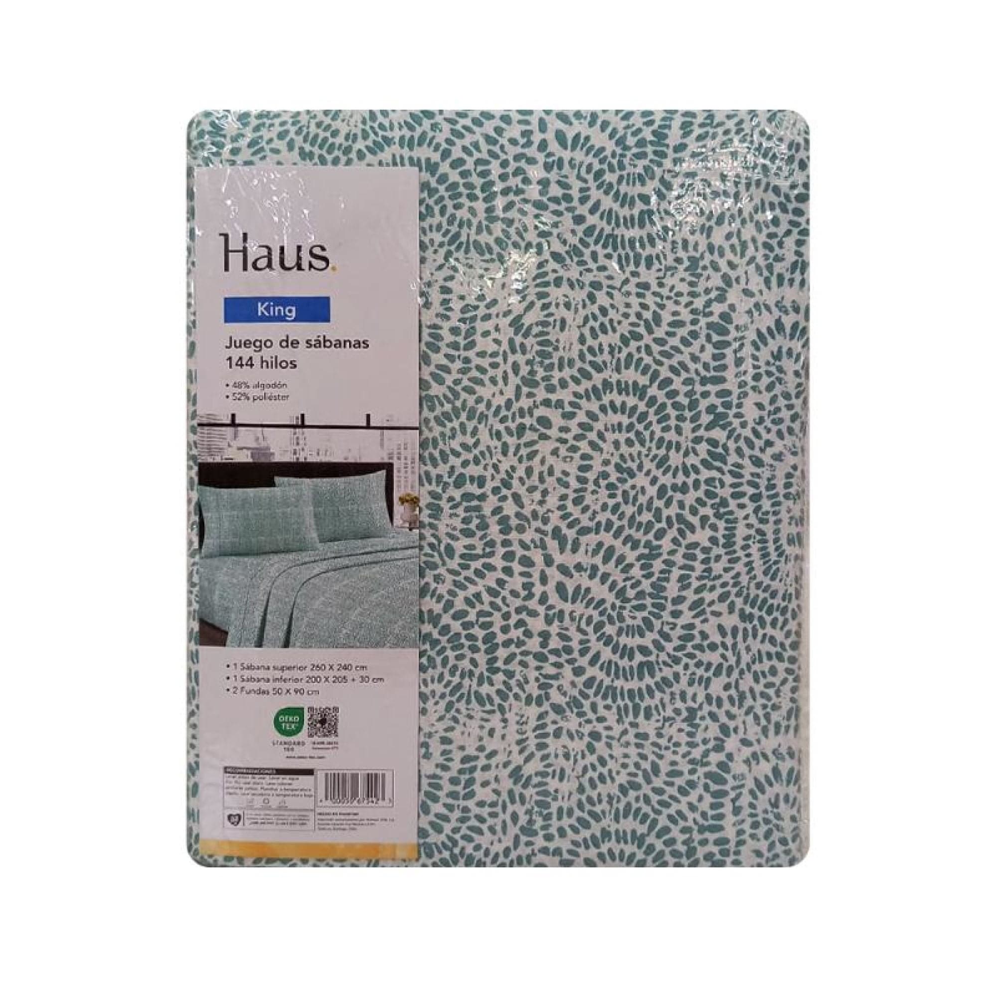 Juego de Sabanas Estampadas 144 Hilos King