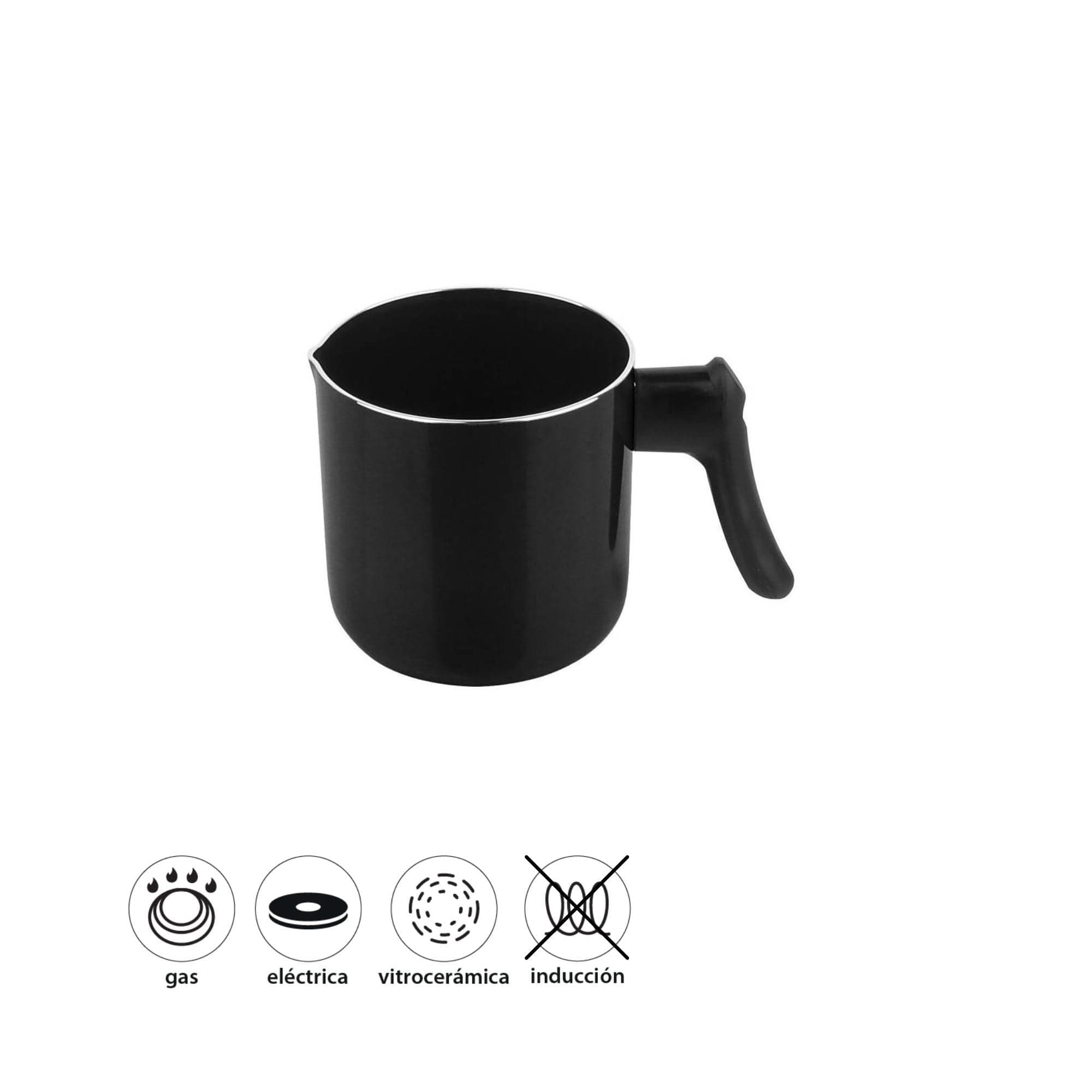 Lechero 12cm 1.56 Litros Prensado Antiadherente aluminio, 1 Un