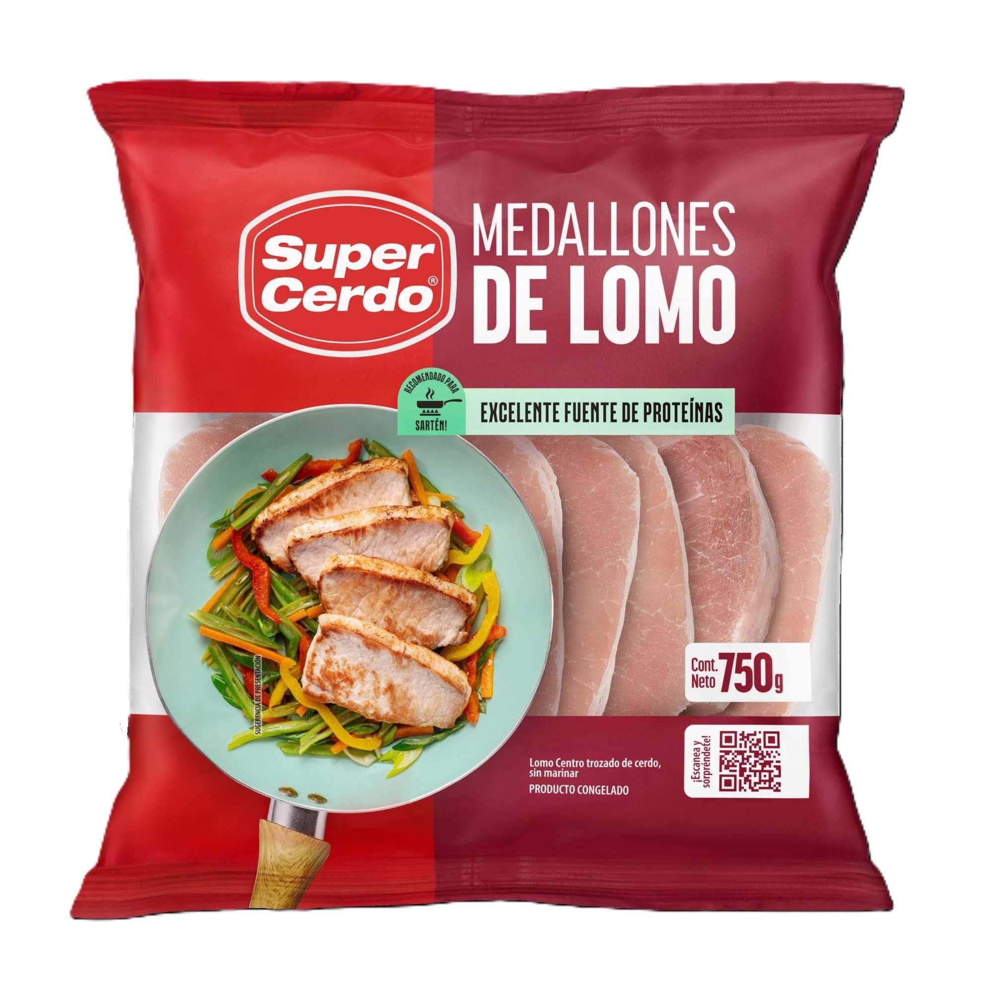 Medallones de Cerdo Lomo Centro, 750 g