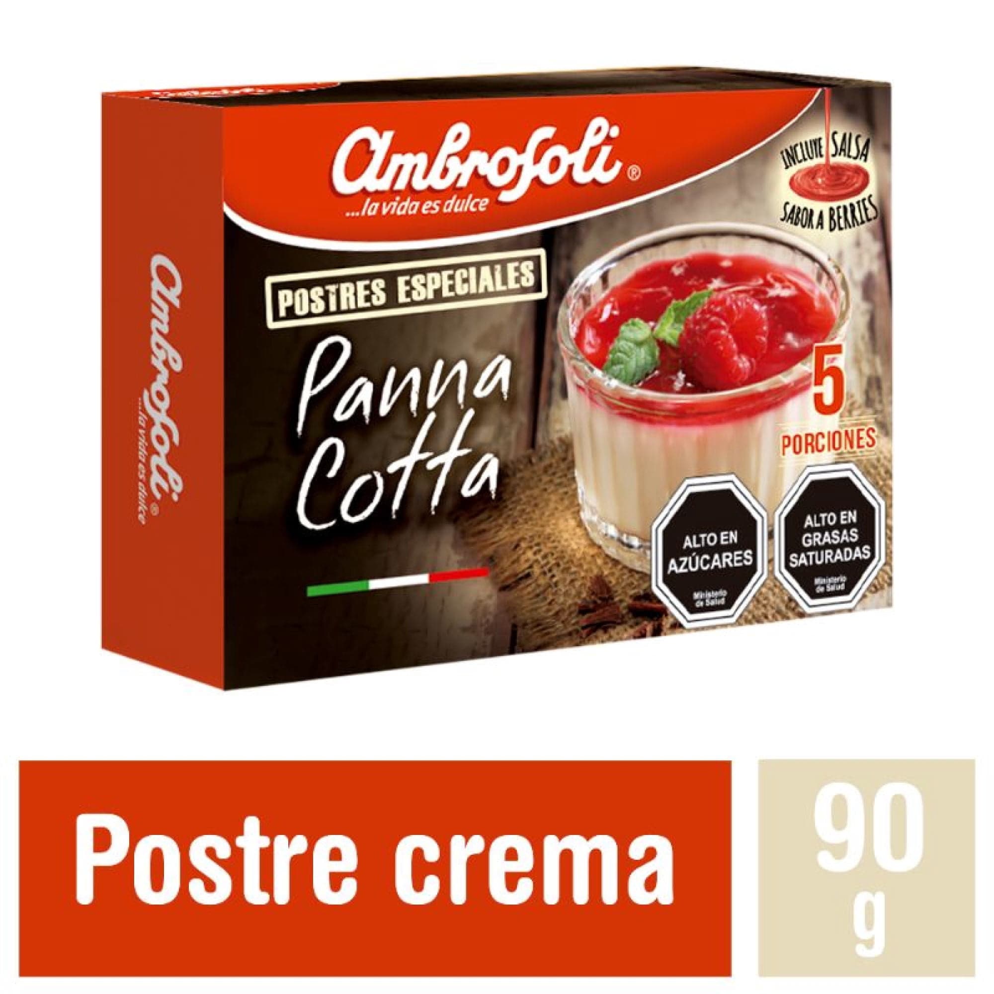 Postre Pannacotta, 90 g