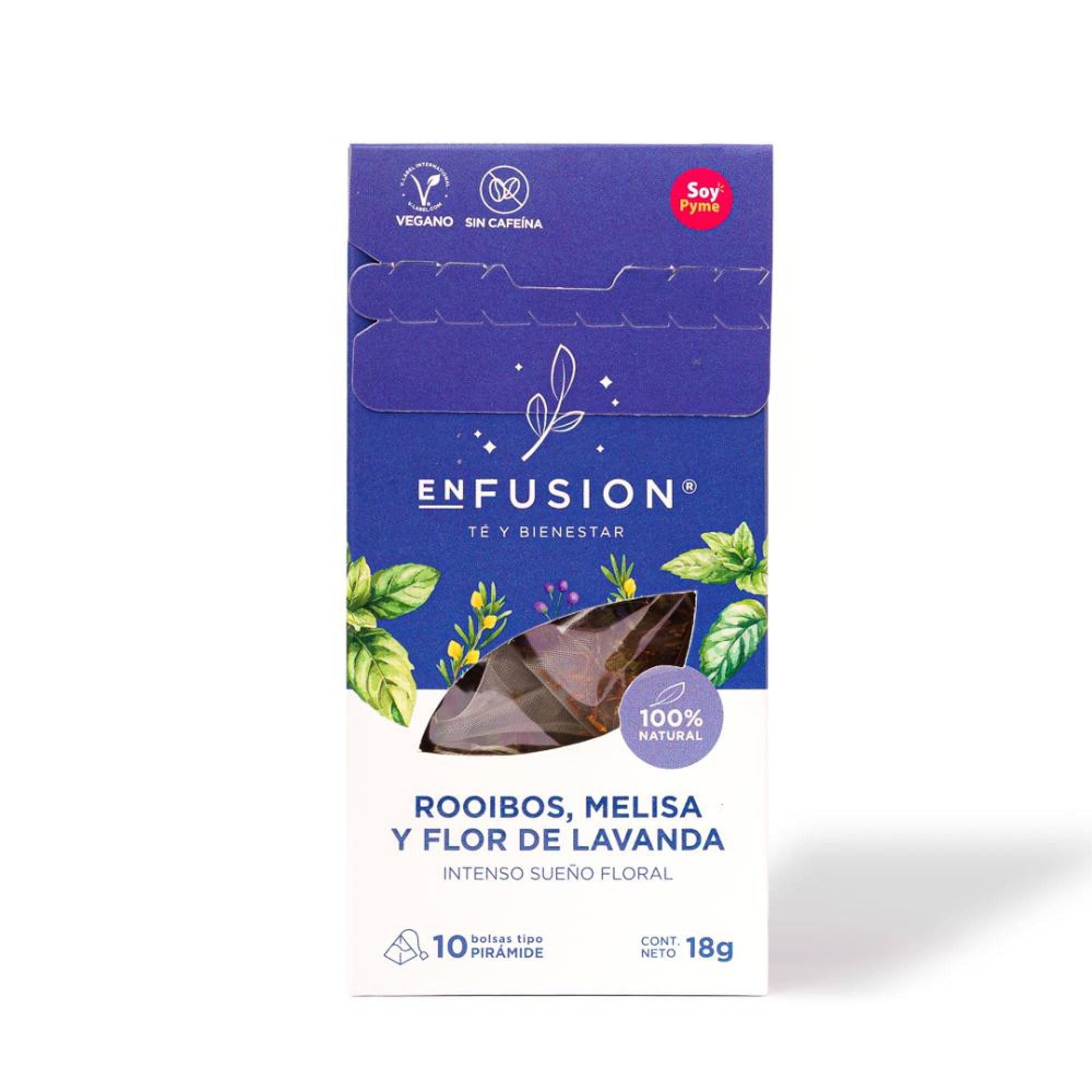Infusion Rooibos, Melisa y Lavanda Caja, 20 g