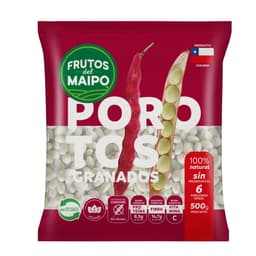 Porotos Granados Congelados 100% Natural Bolsa, 500 g