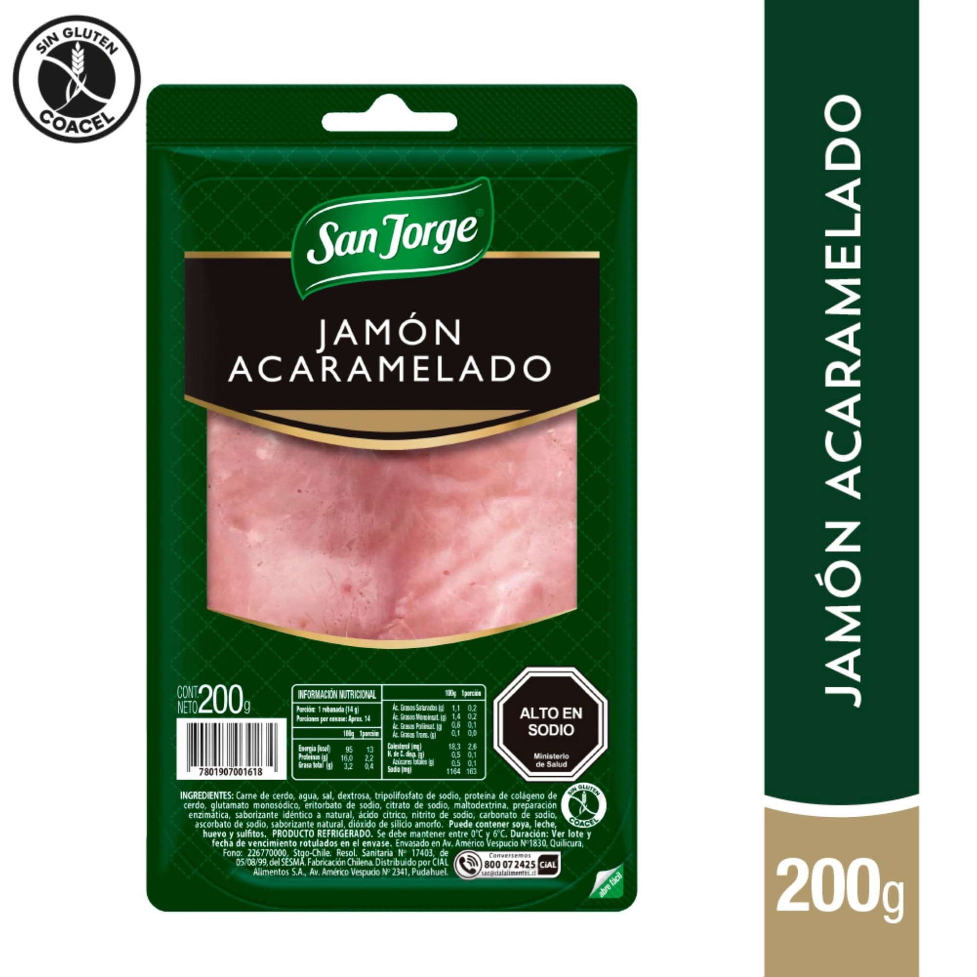 Jamon de Cerdo Acaramelado, 200 g