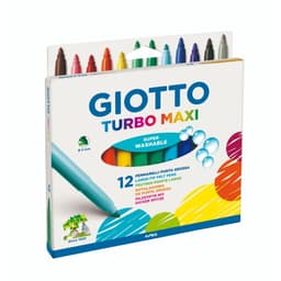 Marcadores Gruesos Turbo Color 12 Colores Caja, 1