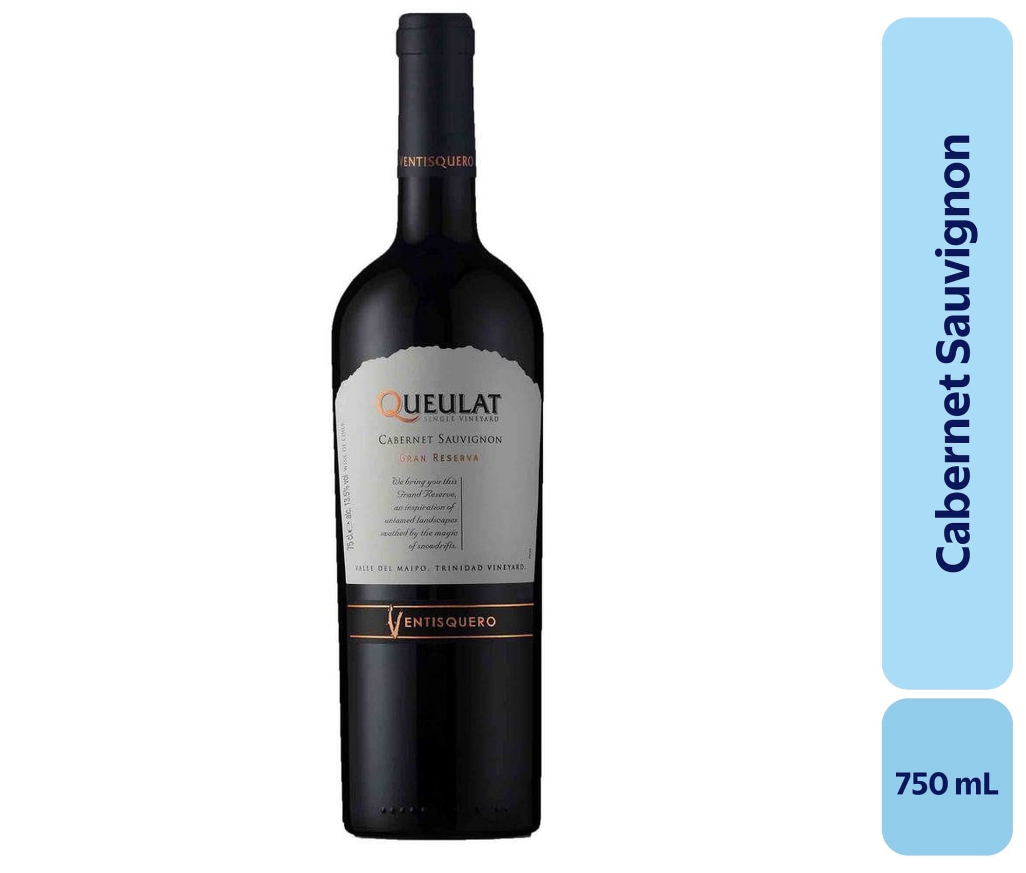 Vino Cabernet Sauvignon Botella, 750 mL
