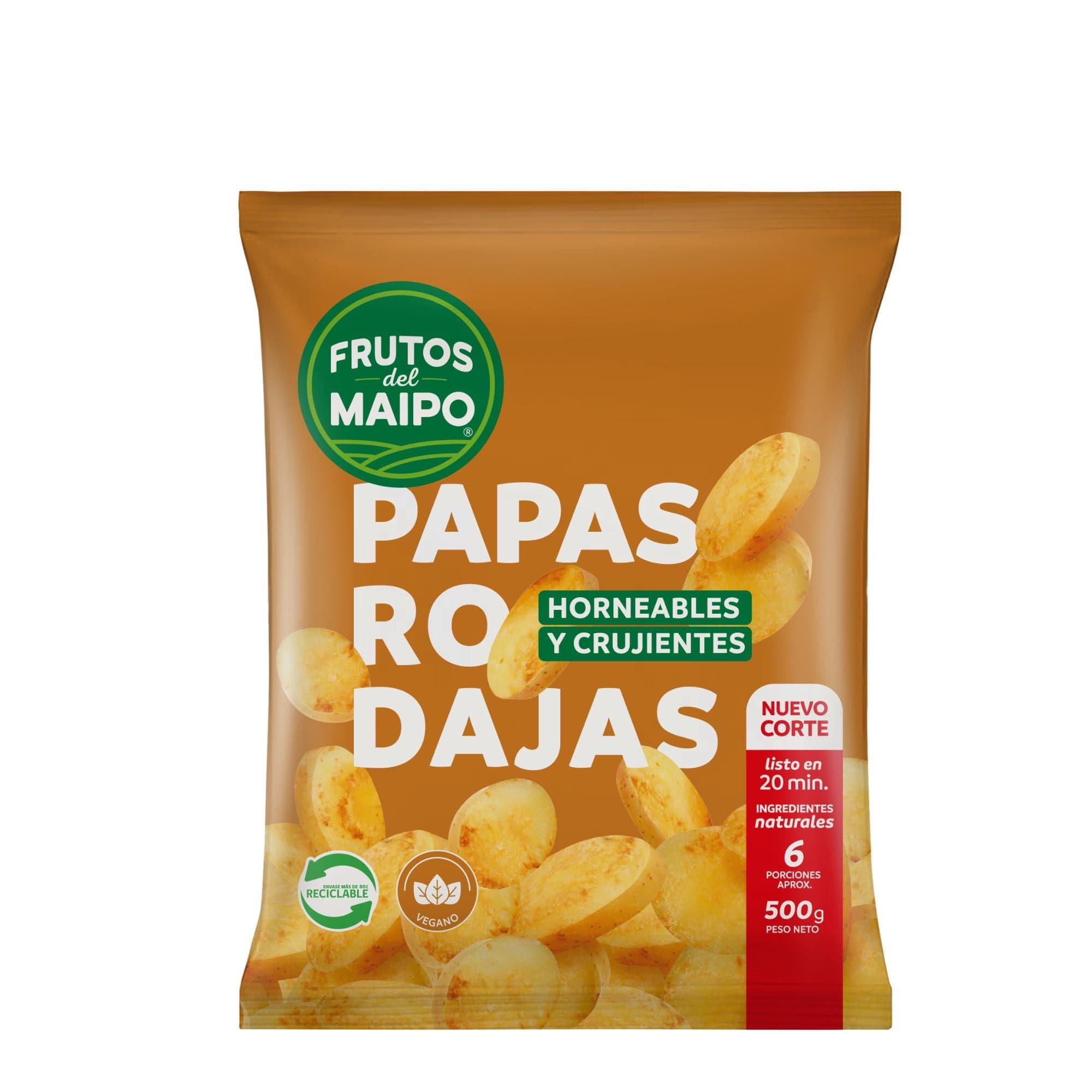 Papas Pre Fritas Rodajas, 500 g
