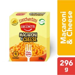 Fideo Pasta Macaroni & Cheese Caja, 296 g