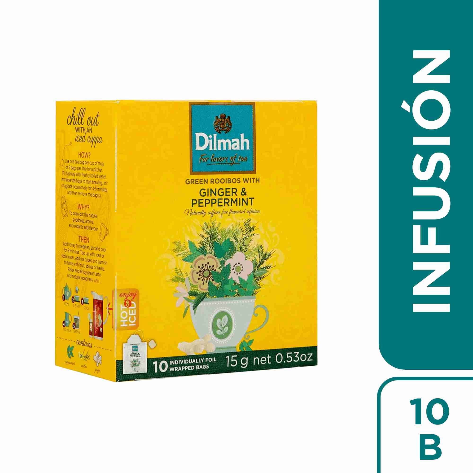 Infusion Menta Jengibre Caja, 10 Un