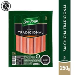Salchicha Tradicional 5 Un, 250 g