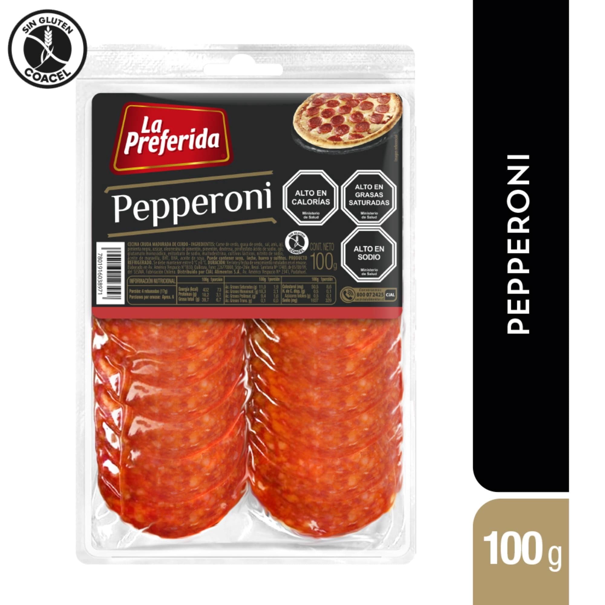 Pepperoni Tradicional, 100 g