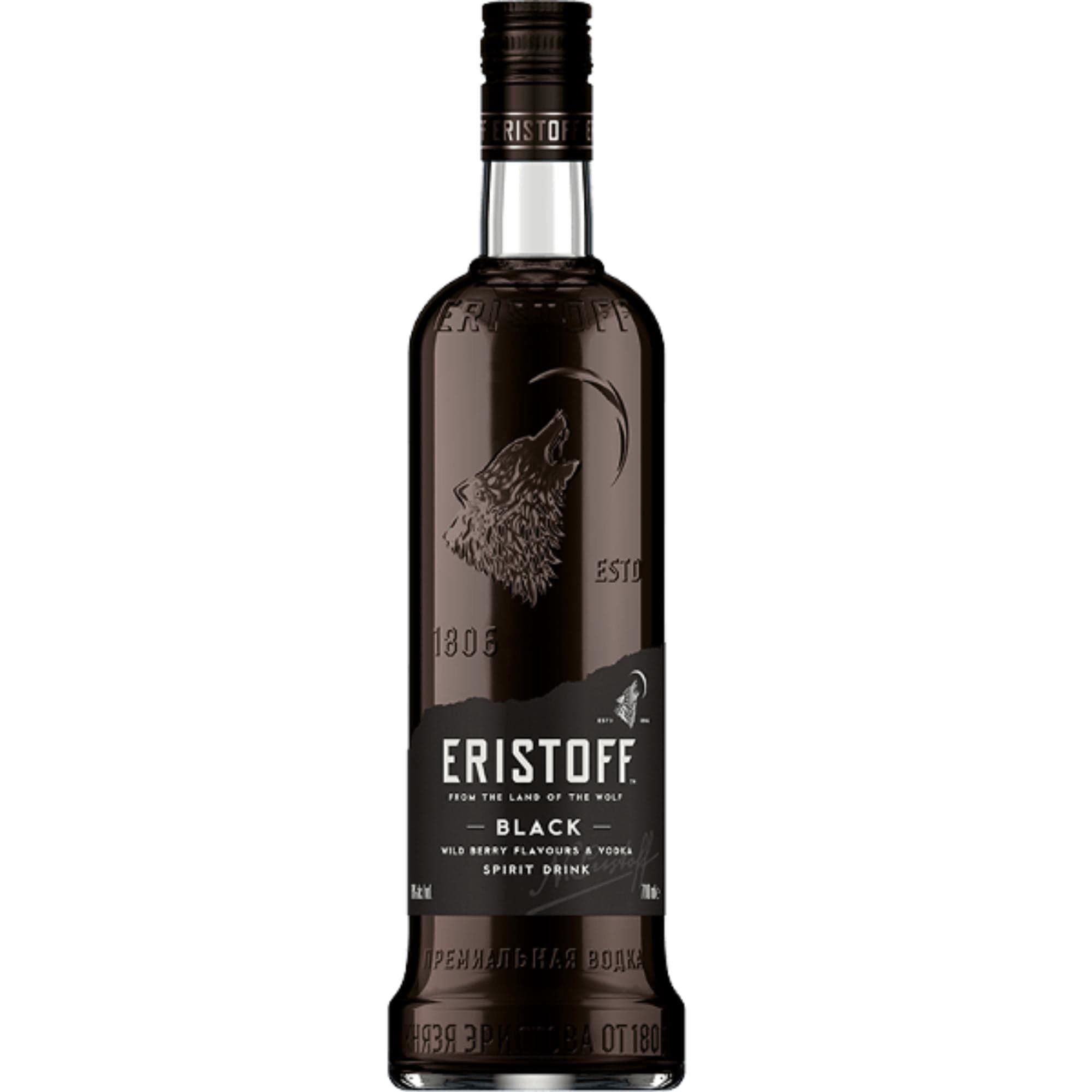 Vodka Botella Eristoff Black, 950 ml