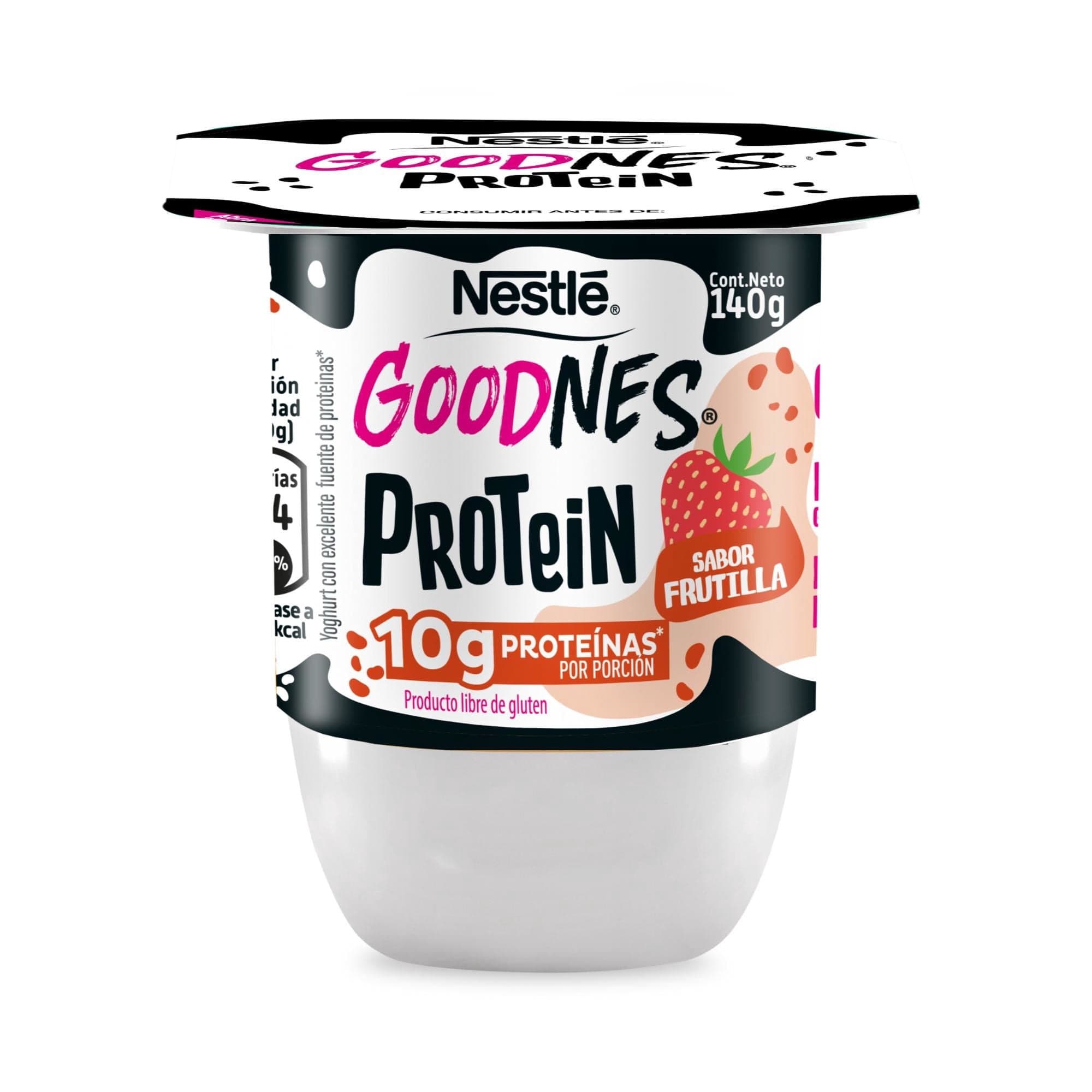 Yoghurt Proteina Sabor Frutilla Pote, 140 g
