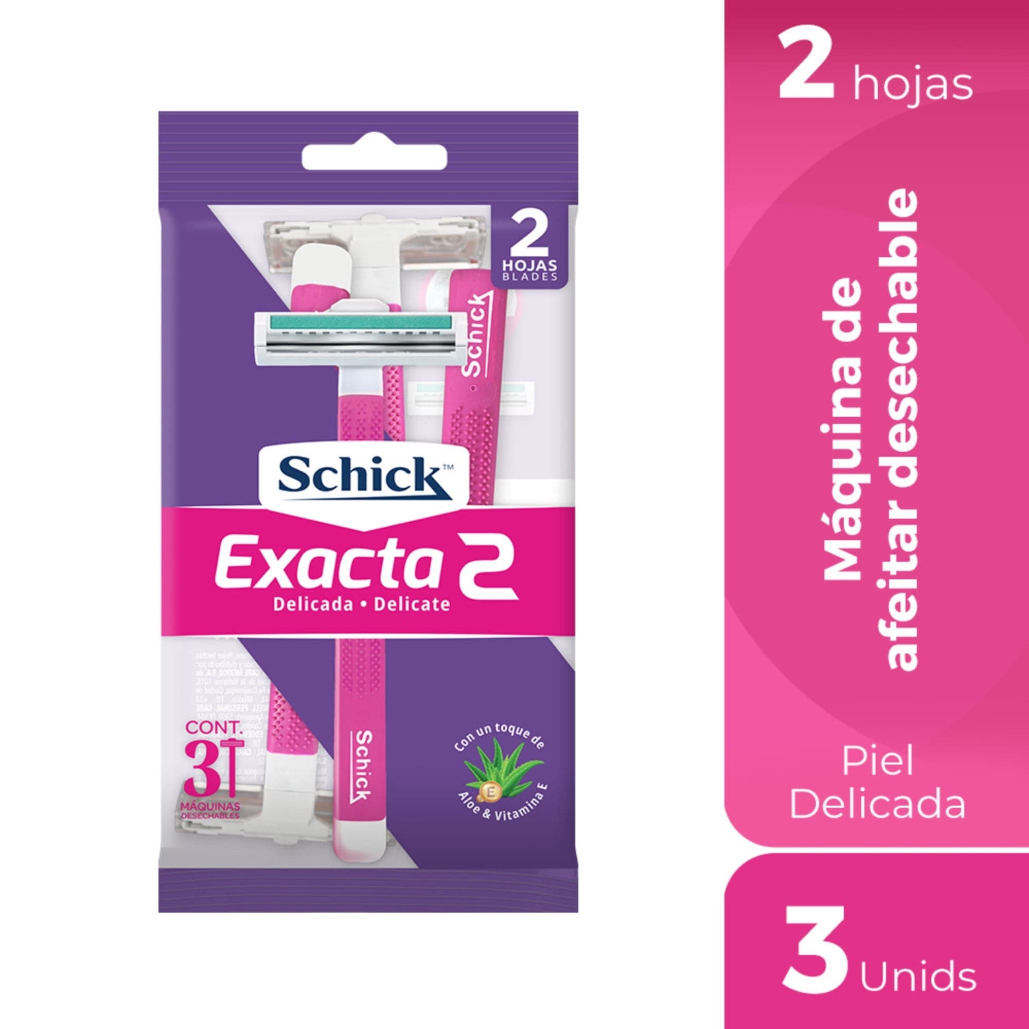 Maquina de Afeitar Exacta2, 3 Un