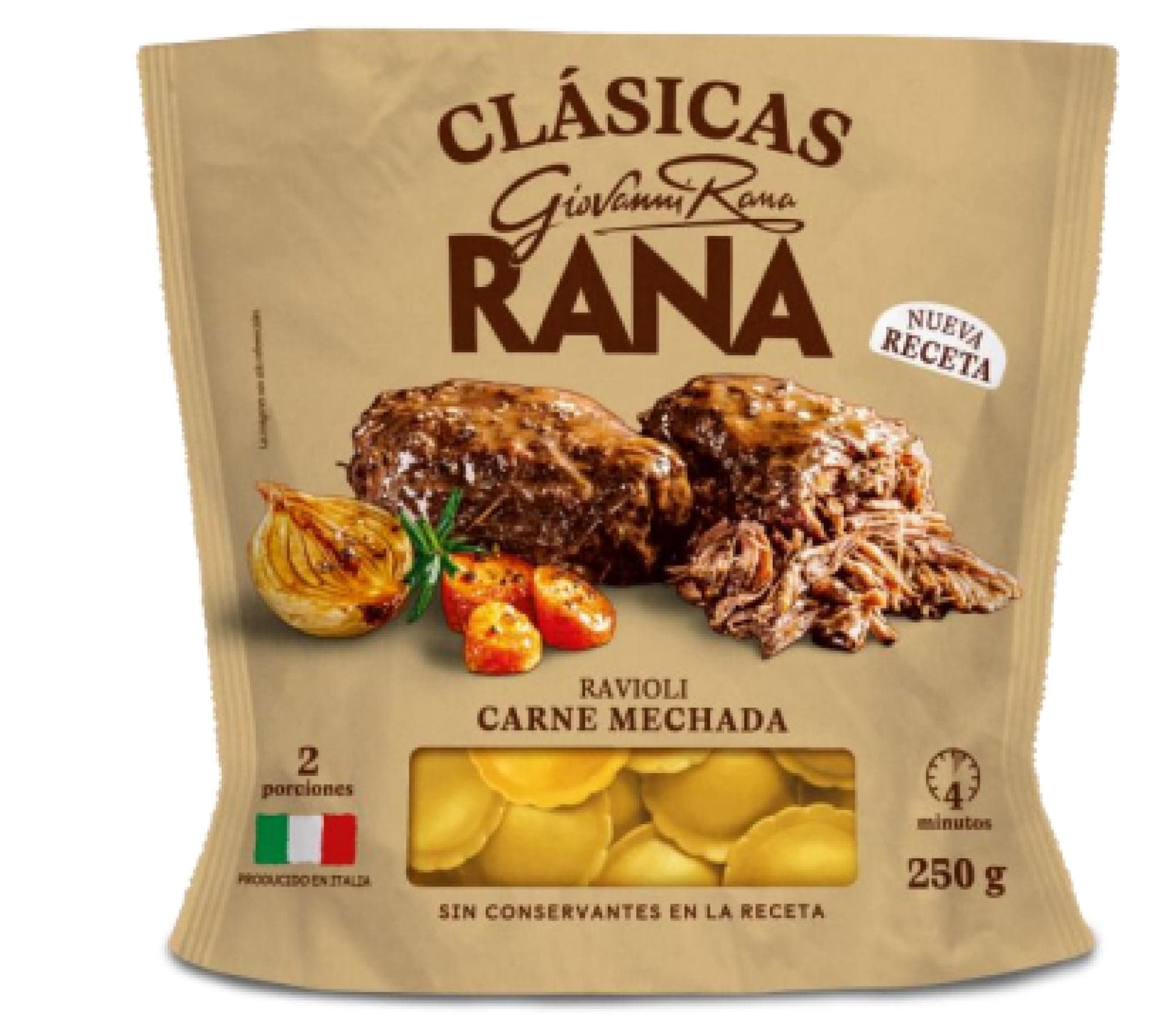 Ravioli carne mechada 250g, 250 g