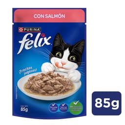 Alimento Humedo Gato Adulto Sabor Salmon Pouch, 85 g