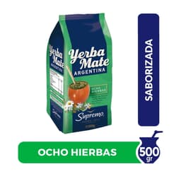 Yerba Mate Argentina 8 Hierbas, 500 g