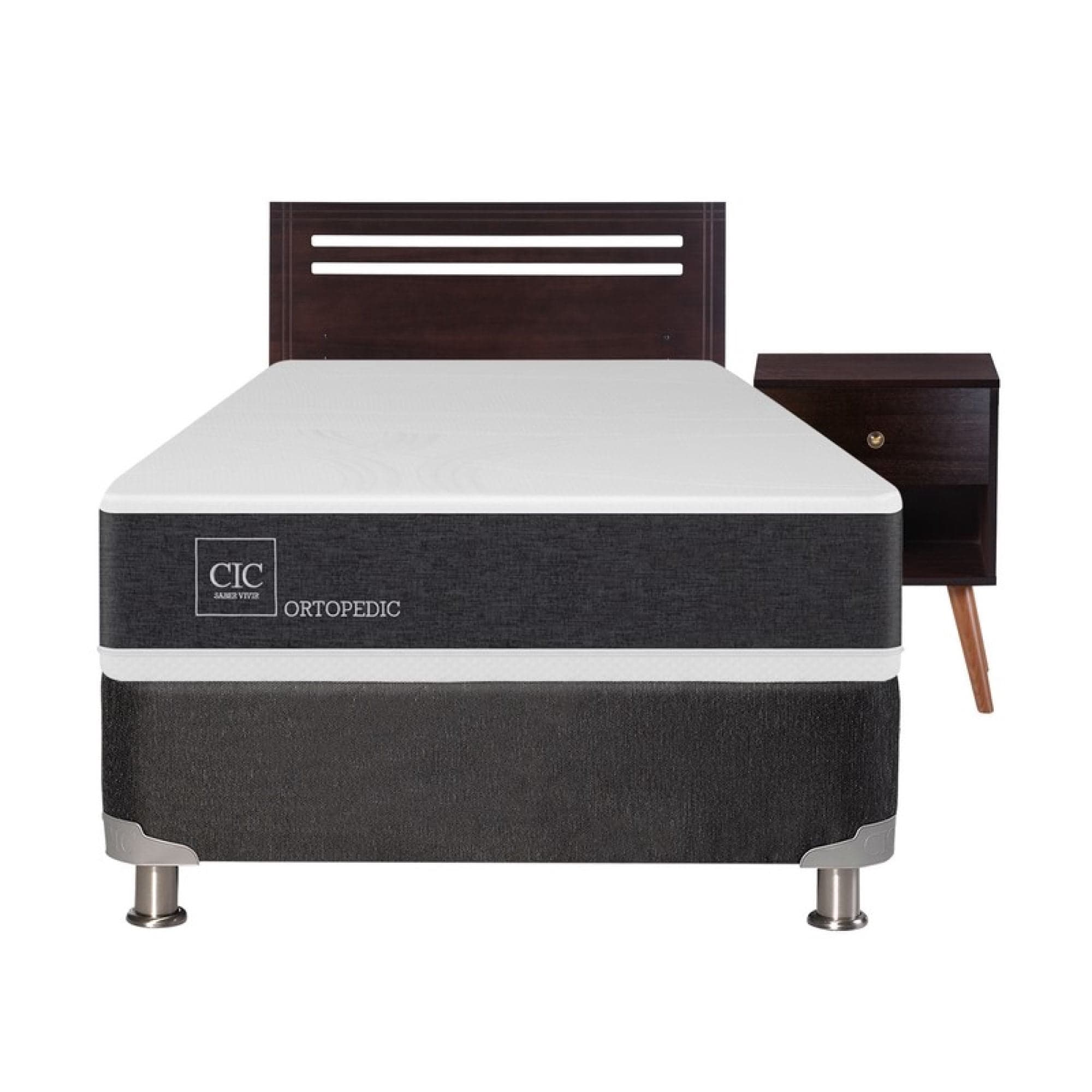 Box Spring Ortopedic 1.5 Plaza Base Normal