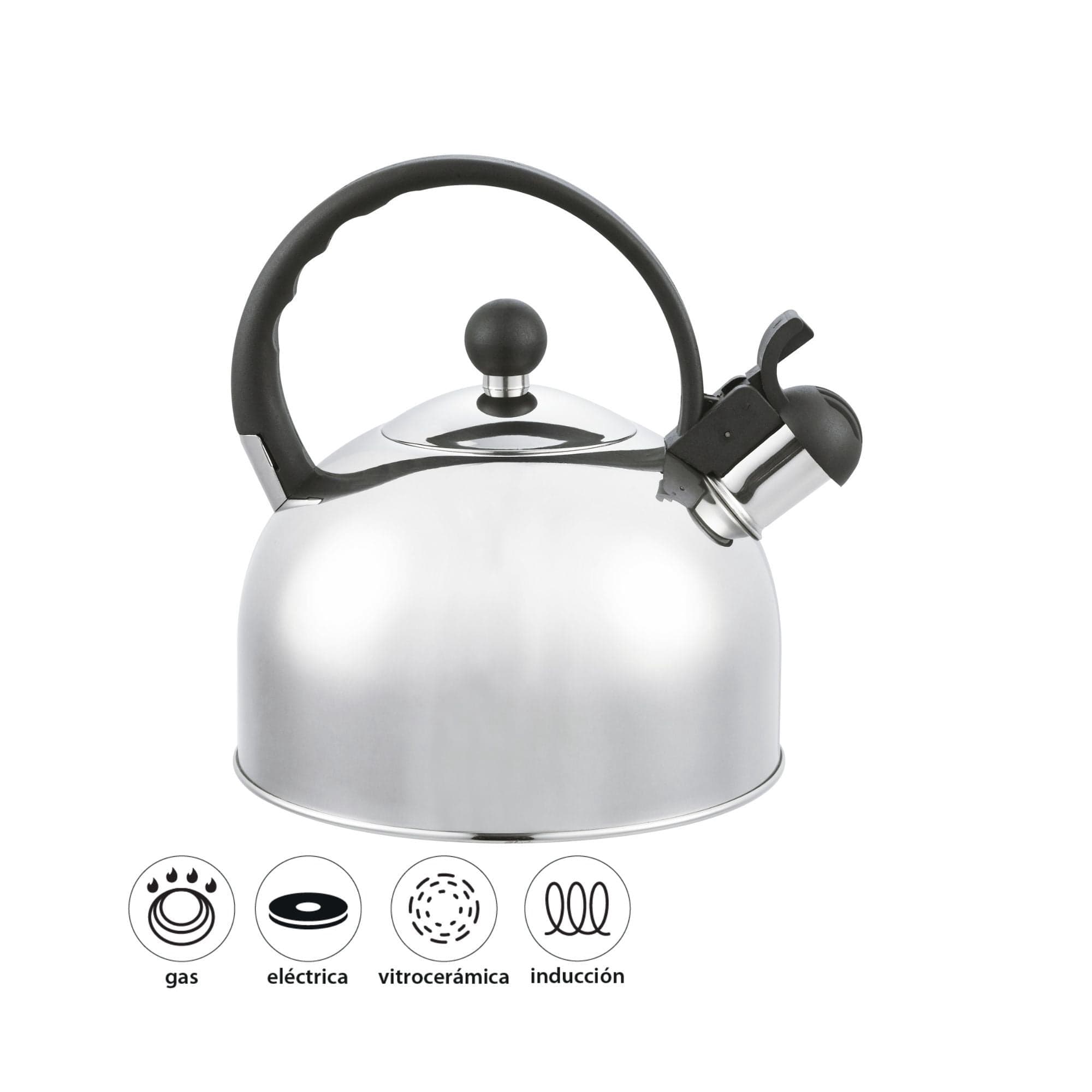 Tetera 2.5 Litros Acero inoxidable, 1 Un