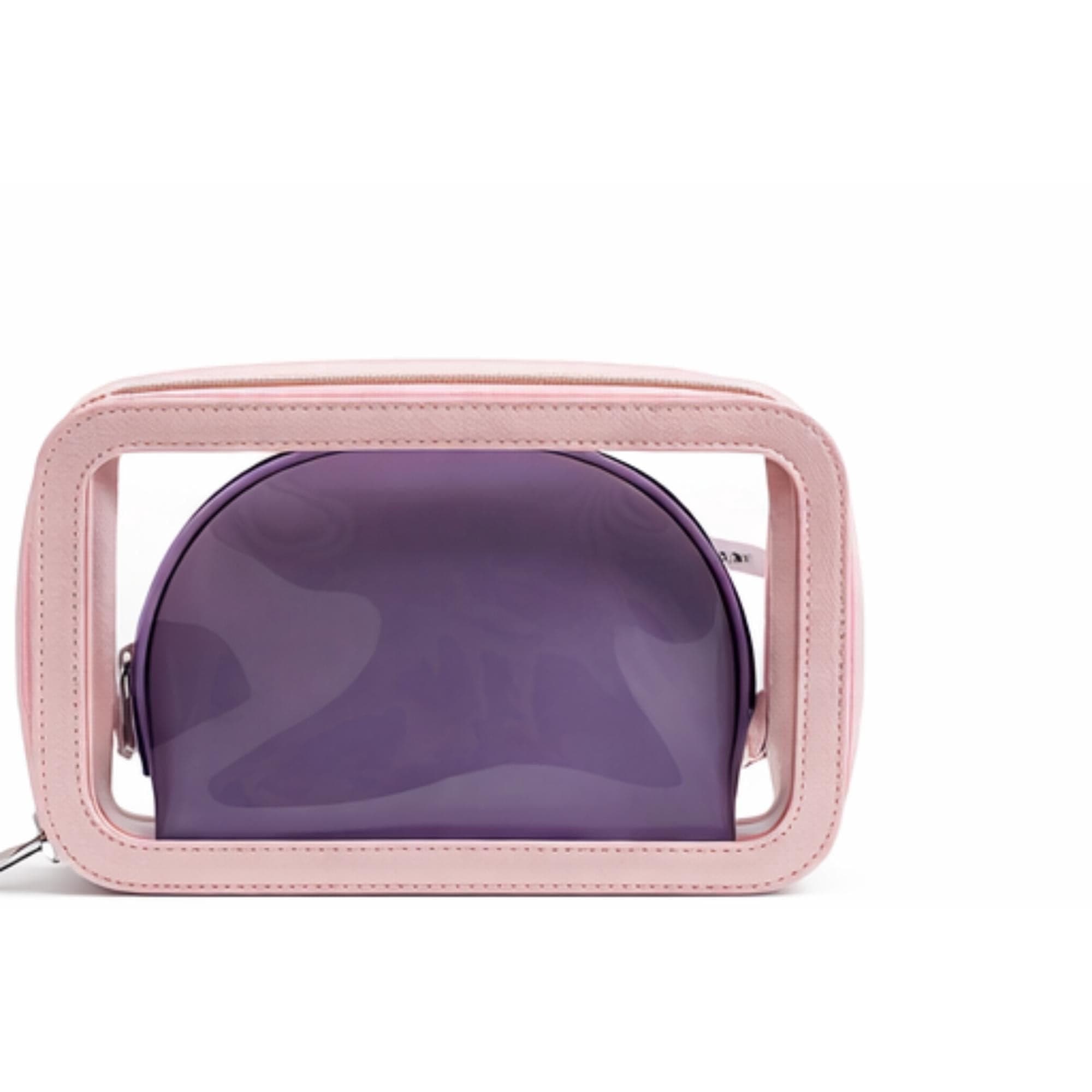 Cosmetiquero Doble Y Transparente, 1 Un