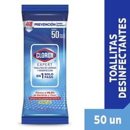 Toallitas Desinfectantes Expert Bolsa Resellable, 50 Un