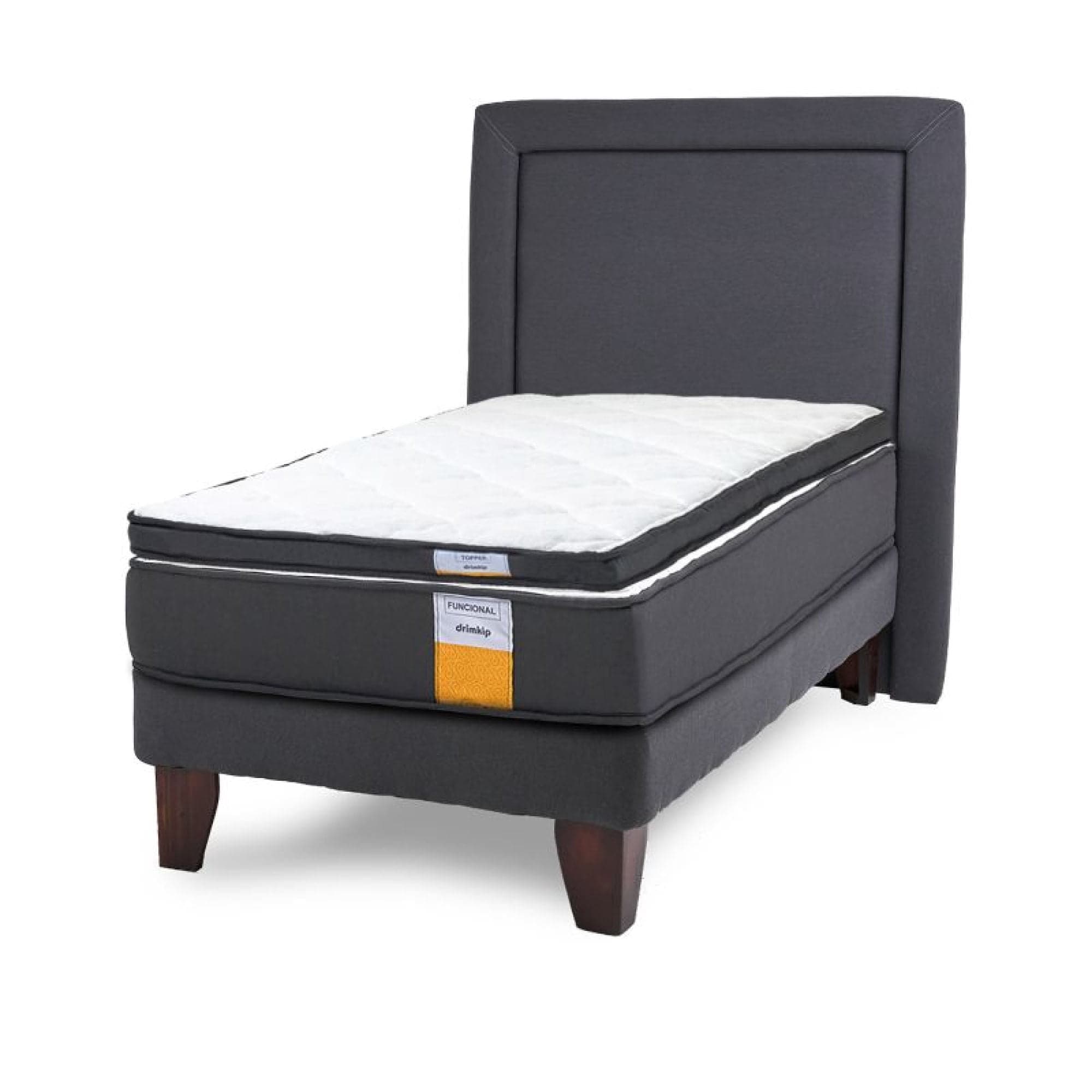 Cama Europea Funcional 1 plaza Base normal