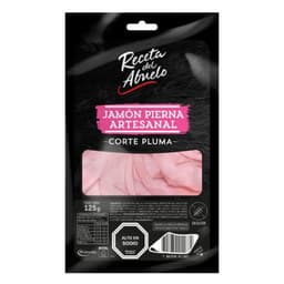 Jamon Pierna Artesanal Corte Pluma, 125 g