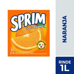 Jugo En Polvo Sabor Naranja Sobre, 20 g