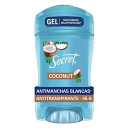 Desodorante Gel Antitranspirante Secret Coco Mujer, 45 gr