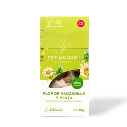 Infusion Manzanilla y Menta Caja, 20 g