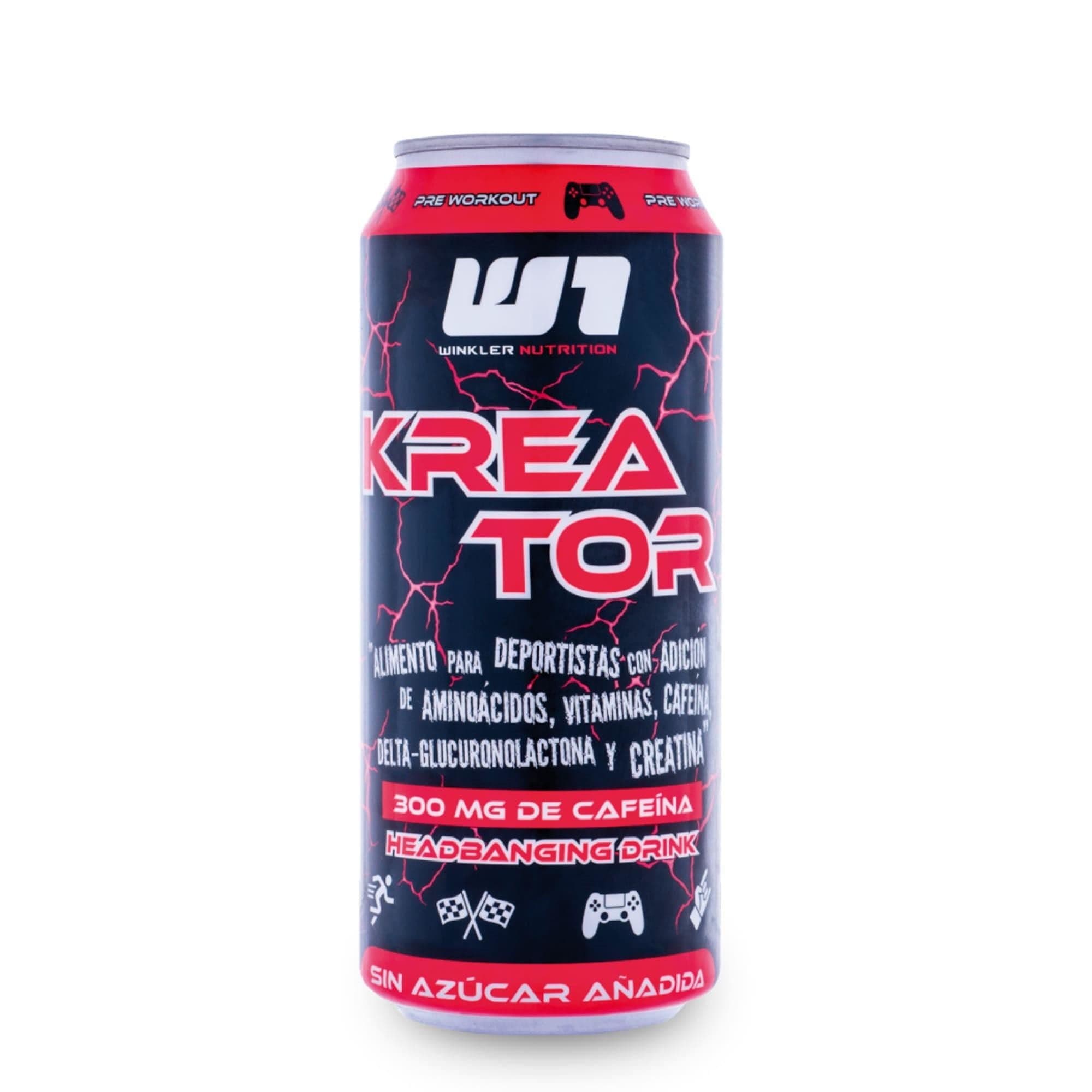 Bebida Energetica Lata Kreator Extreme Punch, 473 ml