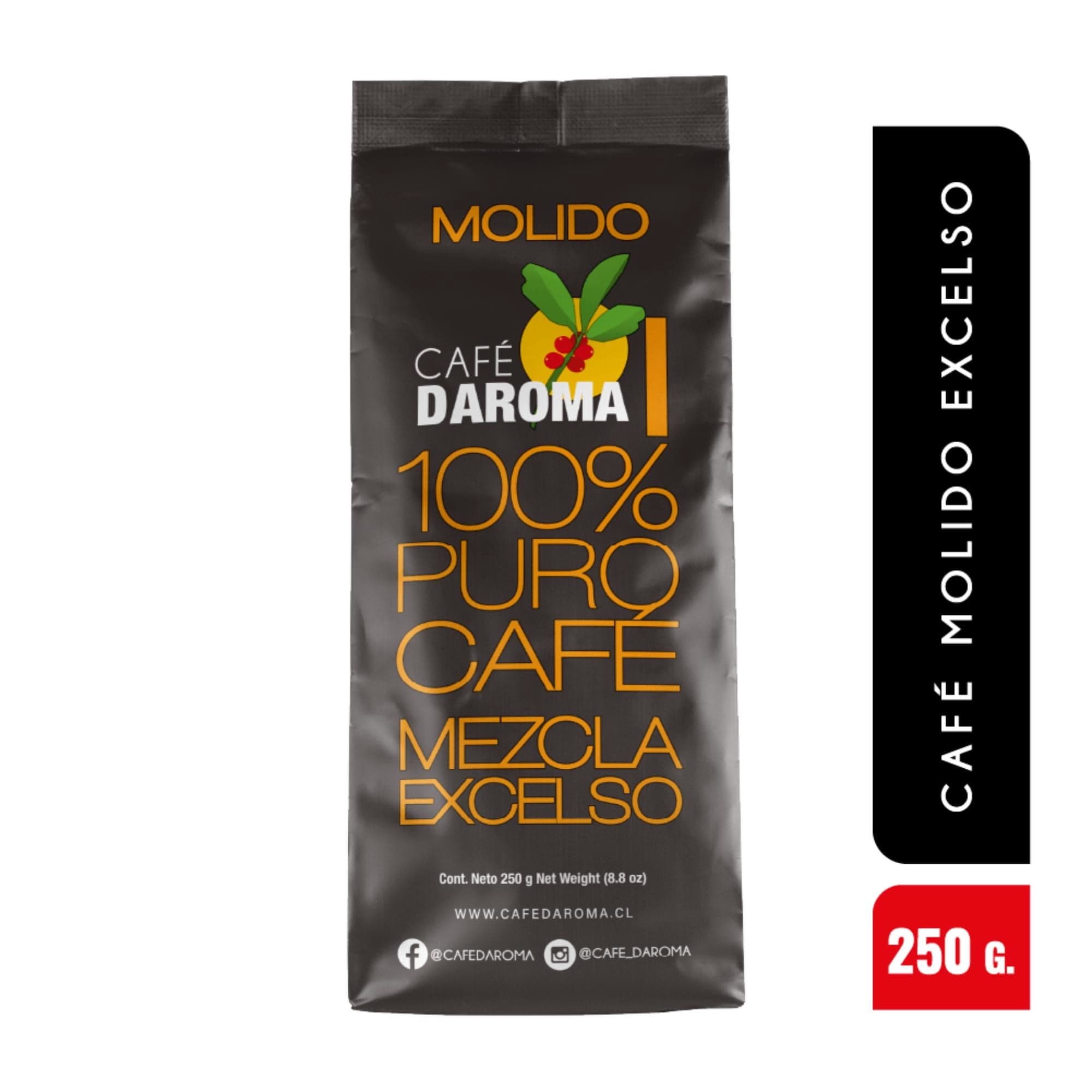 Cafe Molido Excelso Bolsa, 250 gr