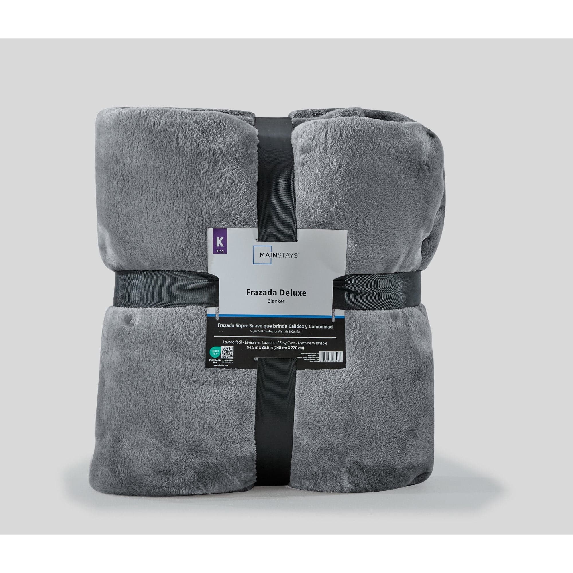 Frazada Flannel Solida King 240 x 220 cm