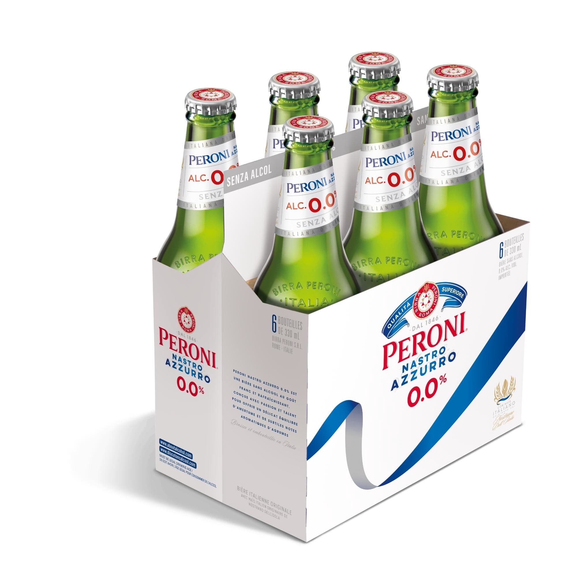 Cerveza Sin Alcohol 0.0 Pack Botella, 6 Un