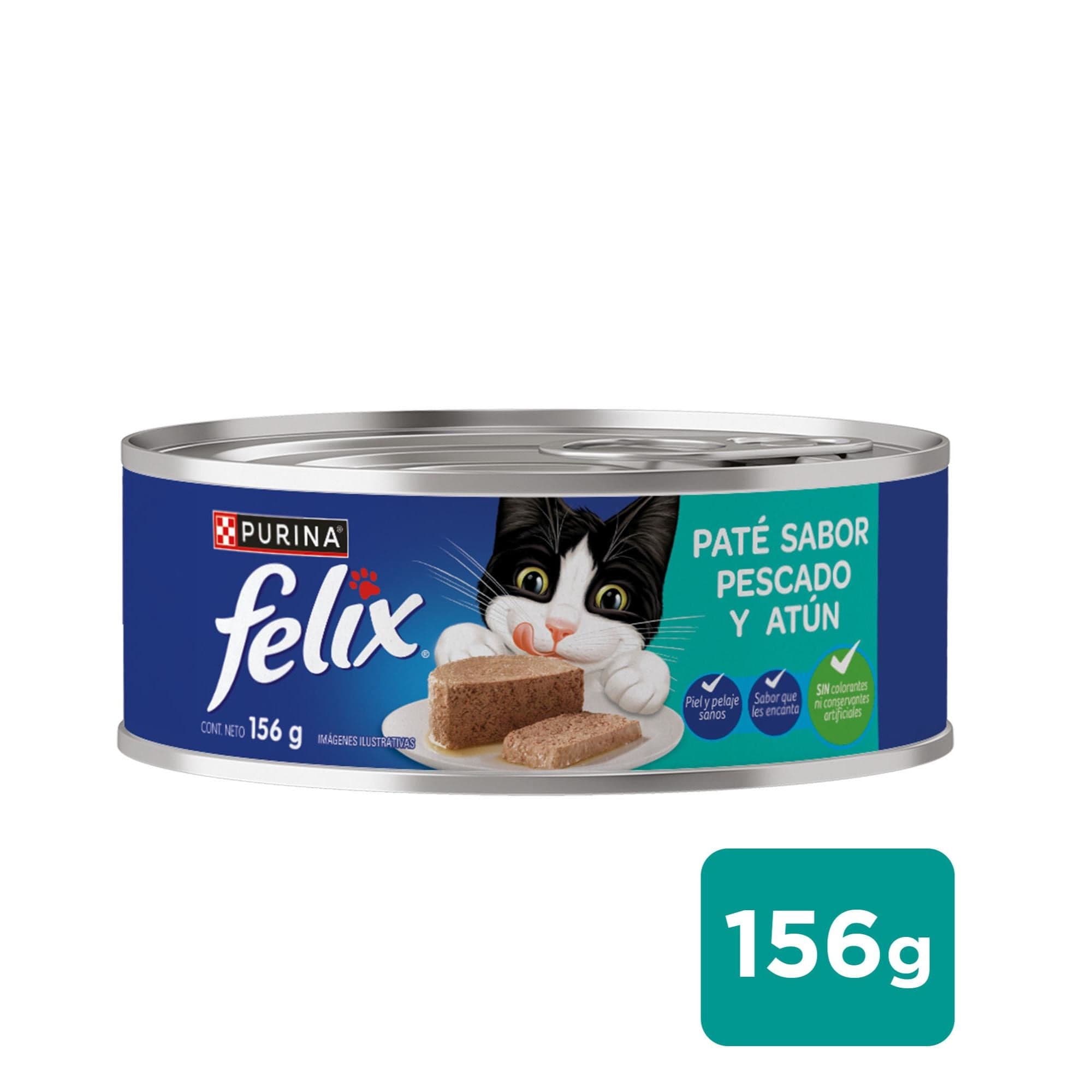 Alimento Humedo Gato Adulto Sabor Atun Lata, 156 g