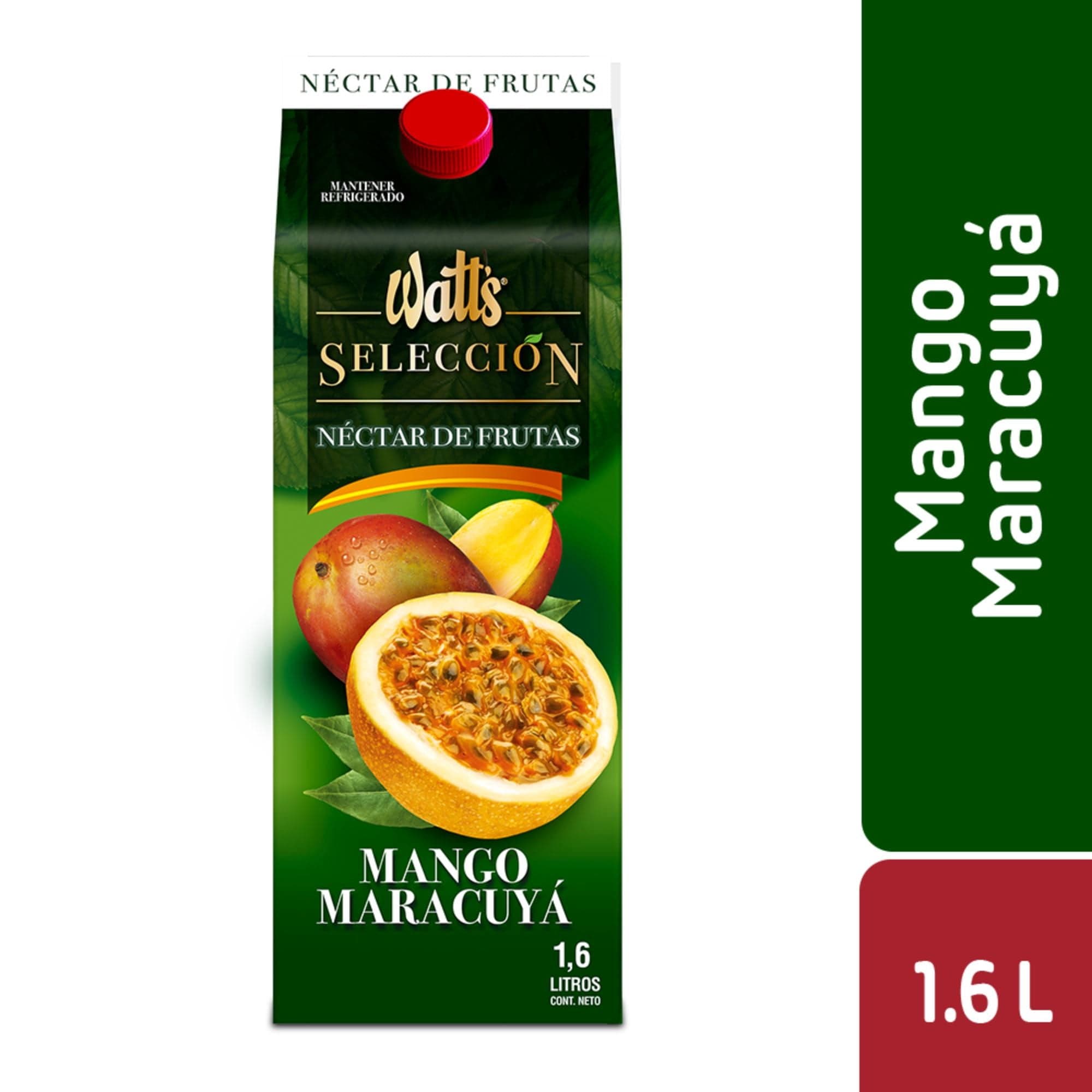 Nectar Mango Maracuya Caja, 1,6 L