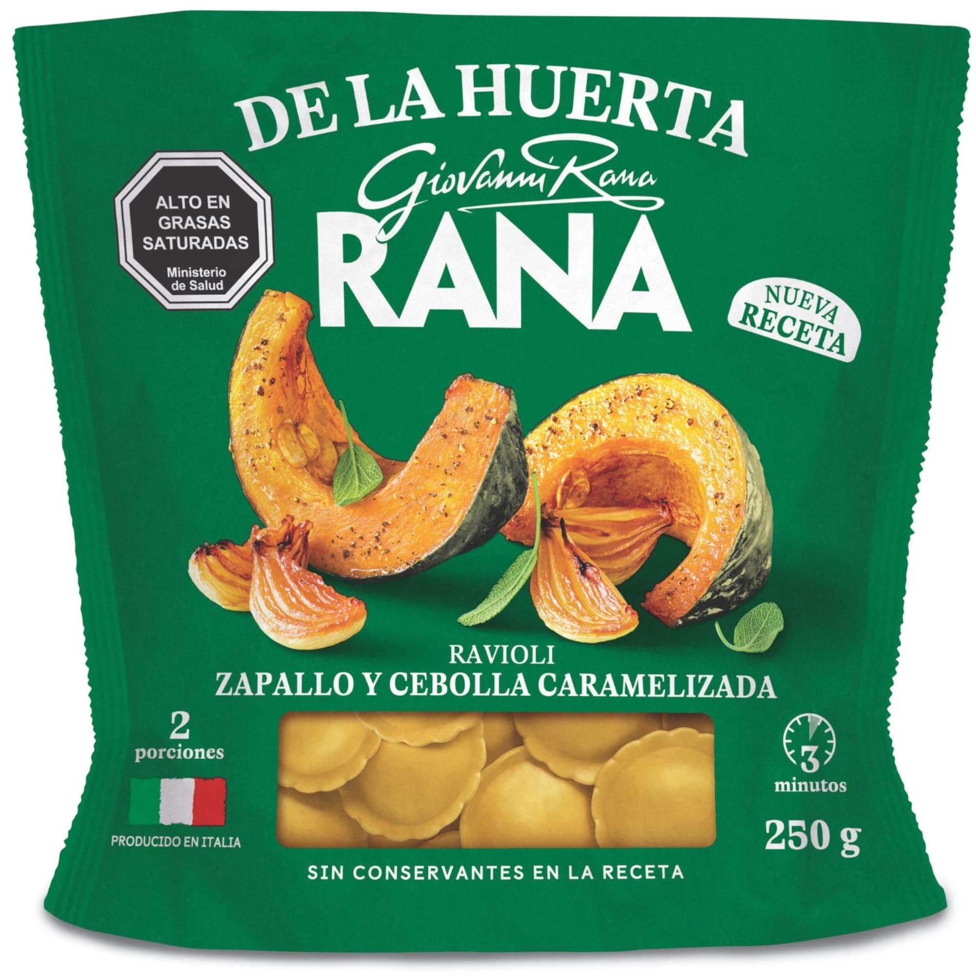 Ravioli Calabaza y Cebollas Tostadas, 250 ml