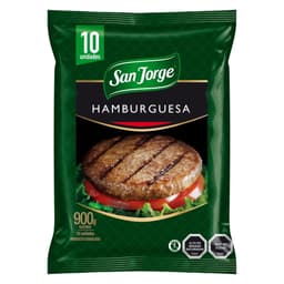 Hamburguesa de Vacuno Pack 10 Un, 900 g