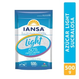 Azucar Blanca Granulada Light con Sucralosa Bolsa, 500 g
