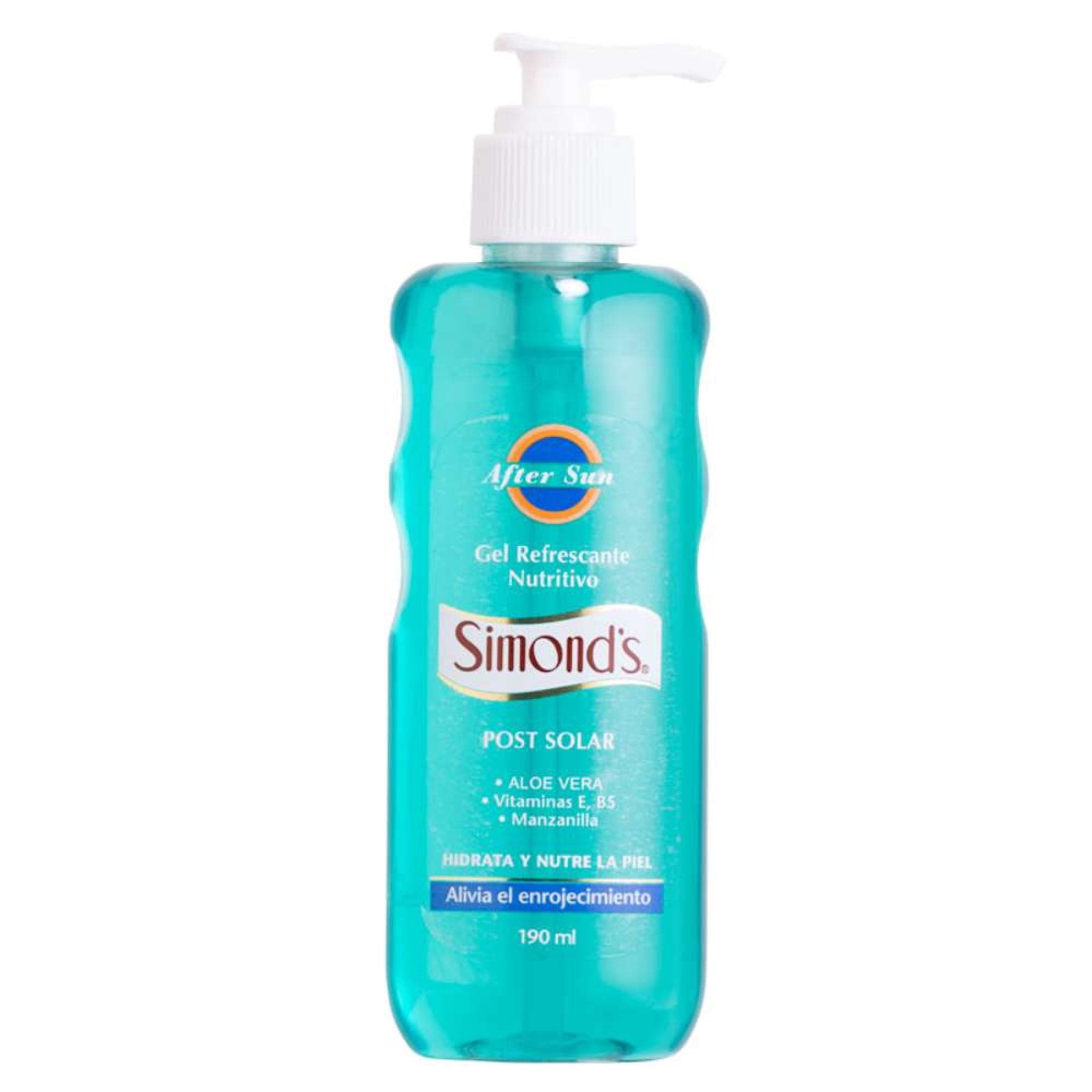 Gel Simonds Refrescante After Sun Post Solar, 190 ml