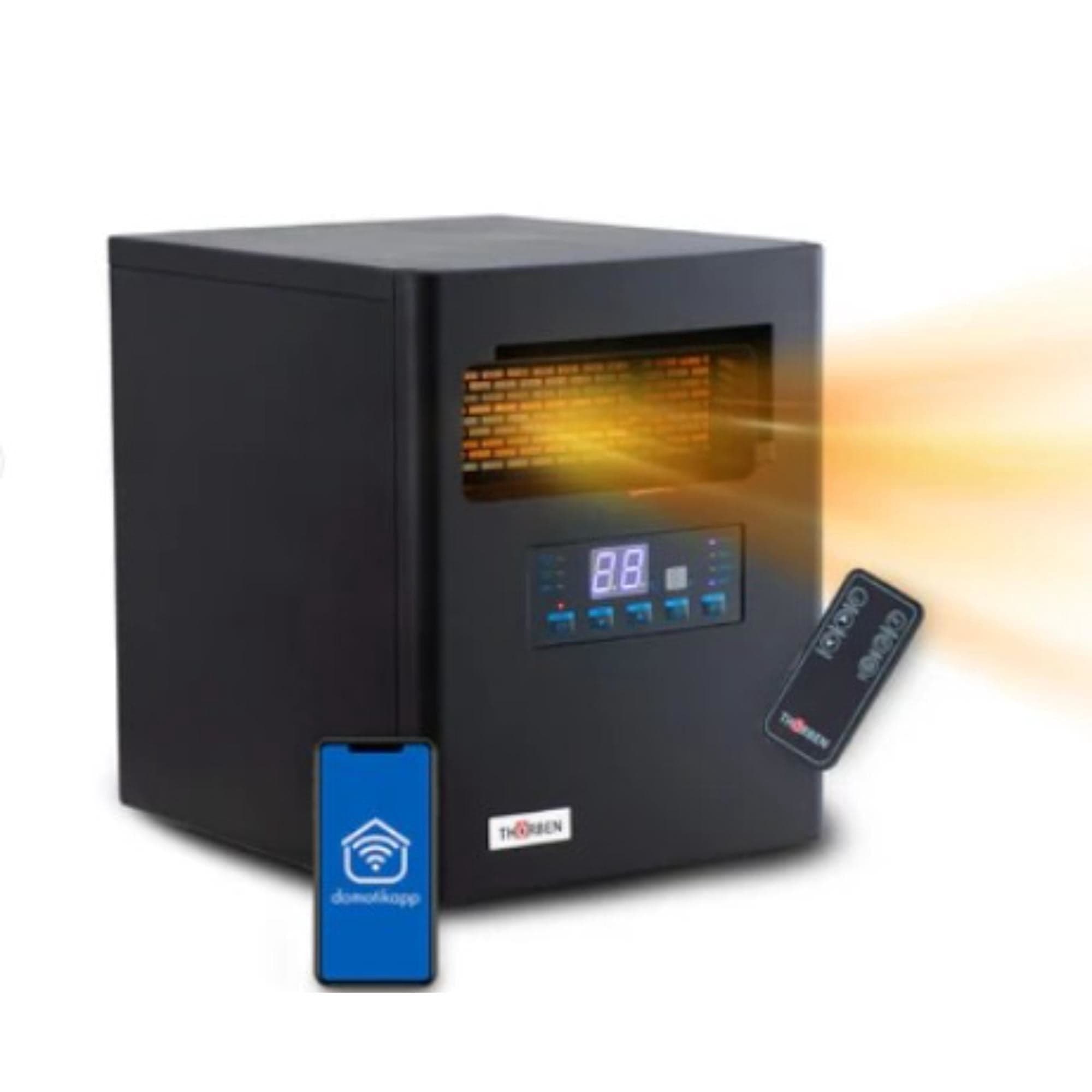 Estufa Infrarroja Thor Green 1500 Wifi Negro
